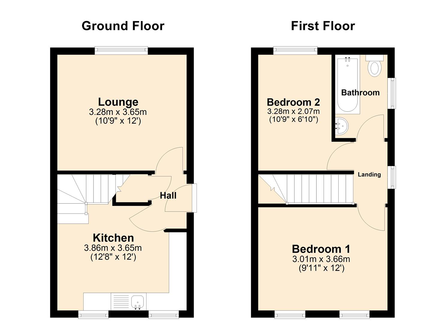 152, Foredyke Avenue, Hull floorplan