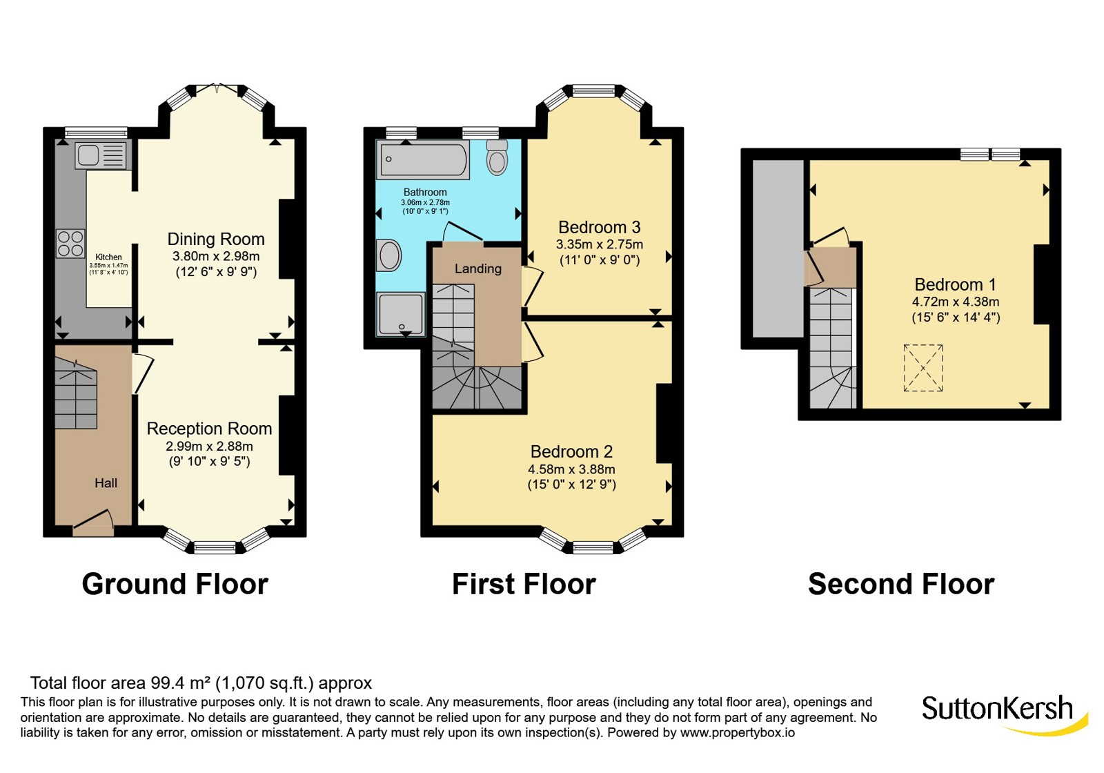 10, Desborough Crescent, Merseyside floorplan
