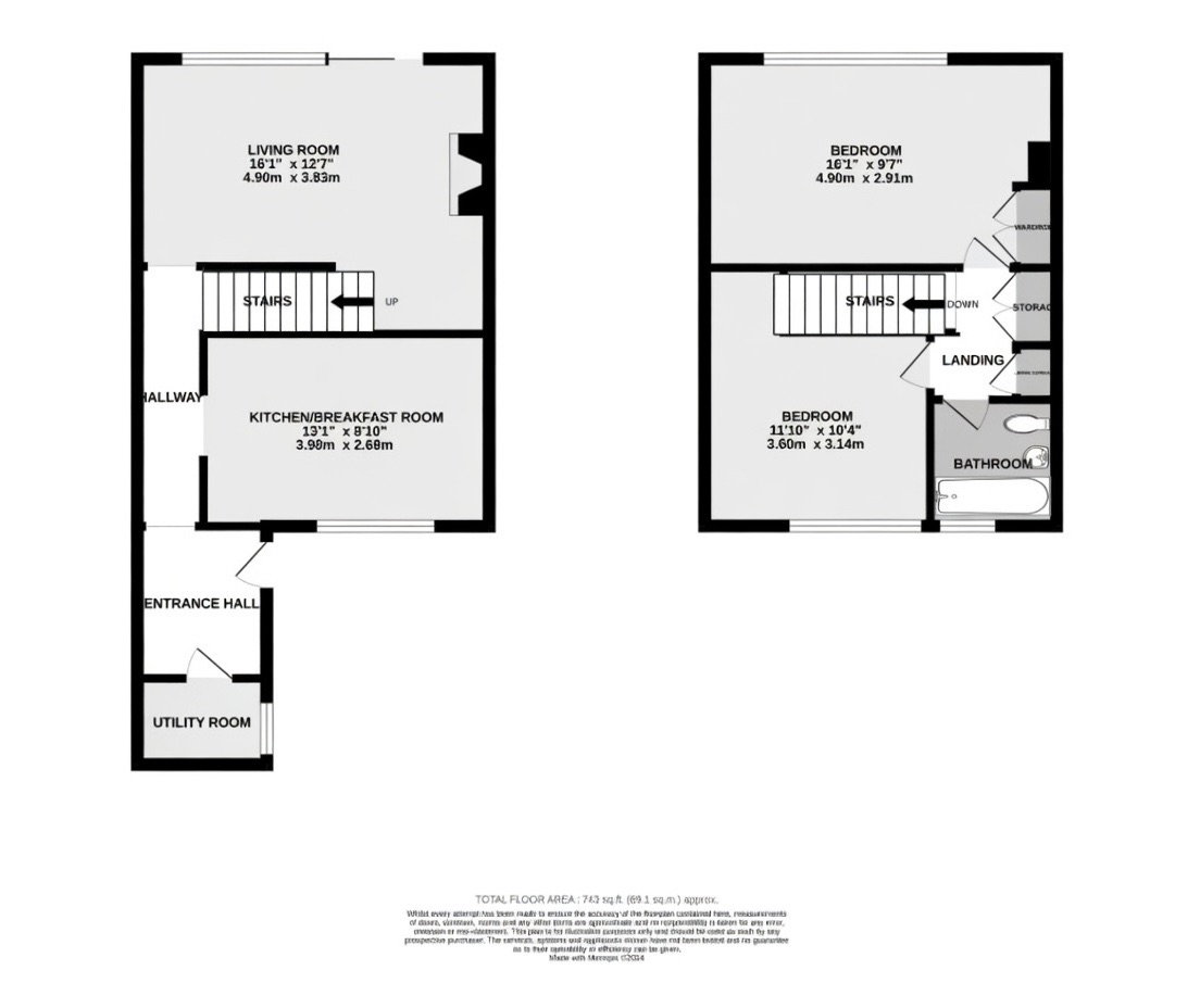 128, Cedar Drive, Edenbridge floorplan