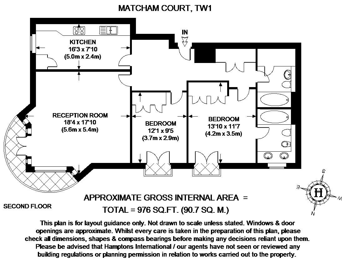 2 Bedrooms Flat to rent in Clevedon Road, Twickenham TW1