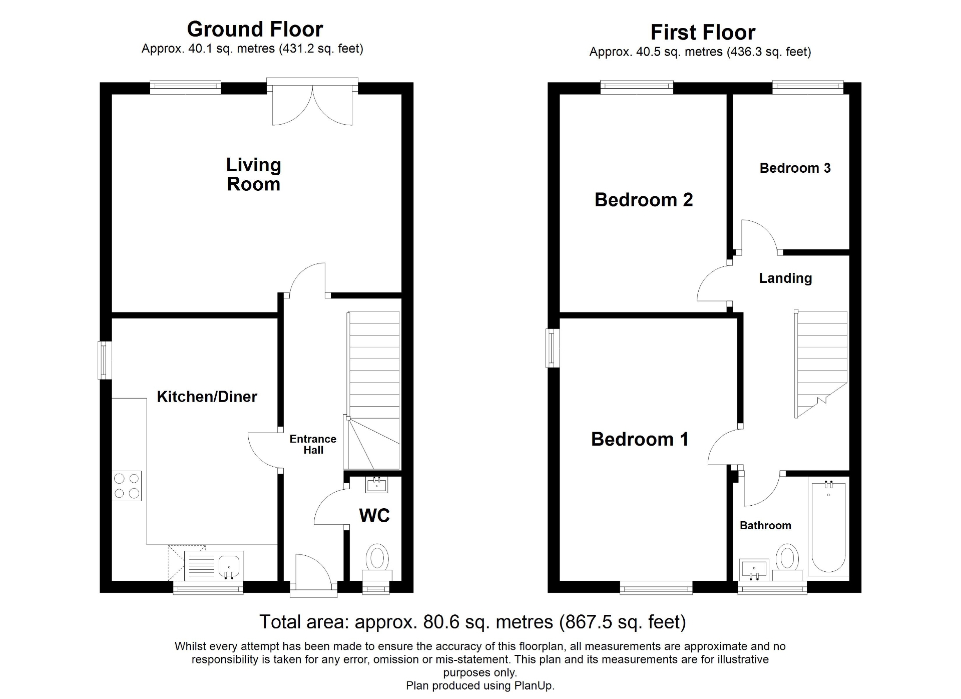 20A, Duke Street, Alfreton floorplan