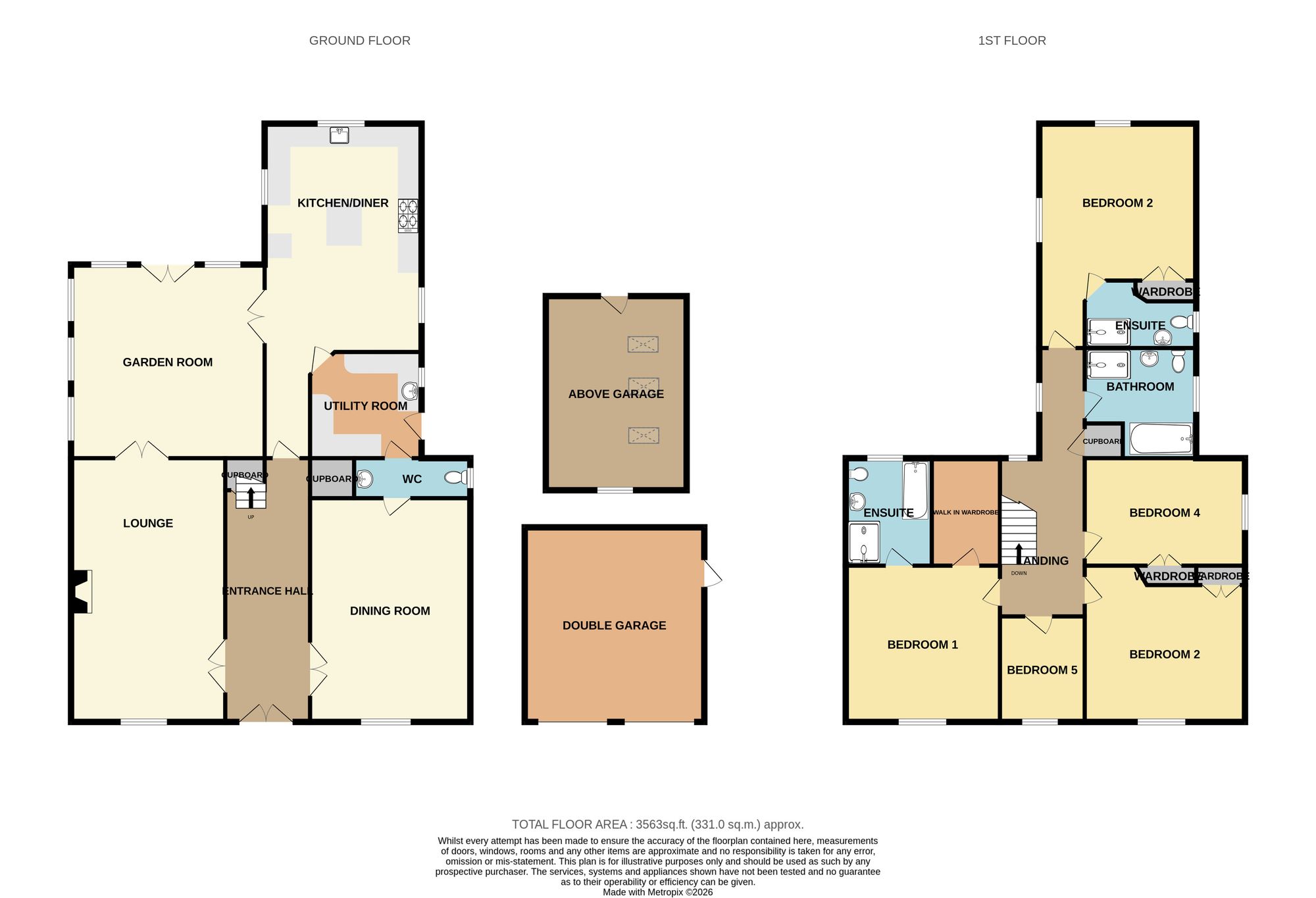 7 Old Convent Fields, Wisbech floorplan