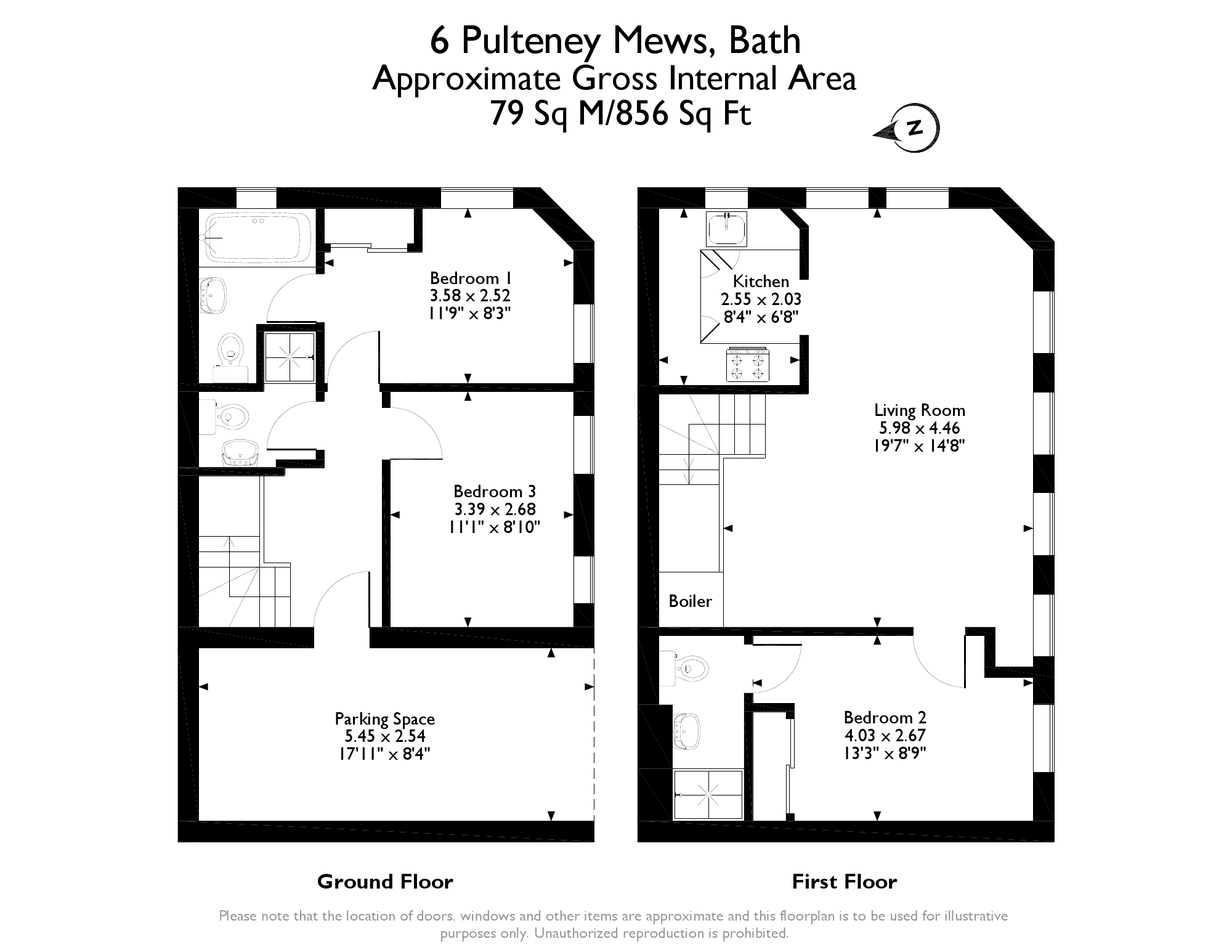 3 Bedrooms Terraced house for sale in Pulteney Mews, Bath, Somerset BA2