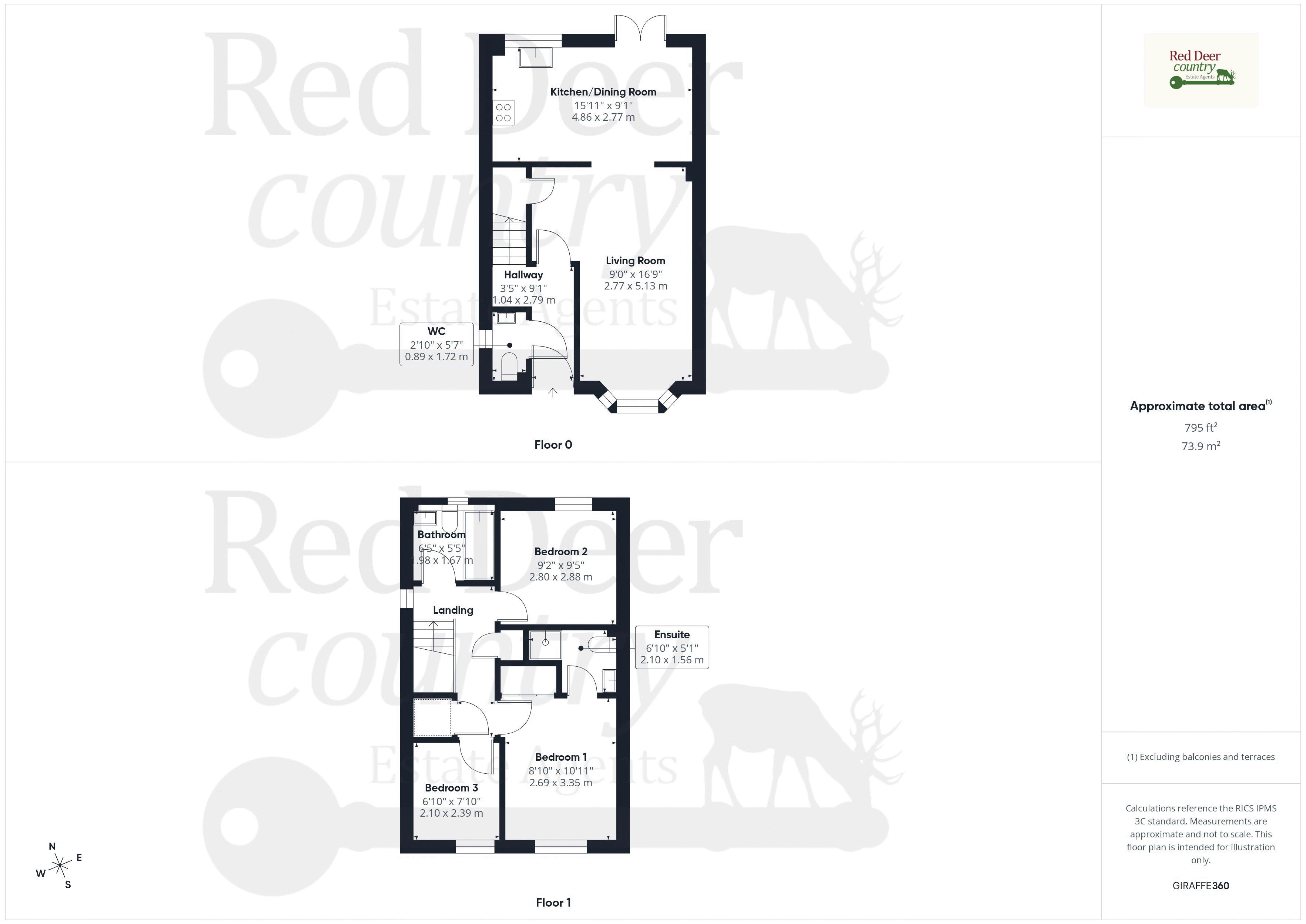1, College Close, Minehead floorplan