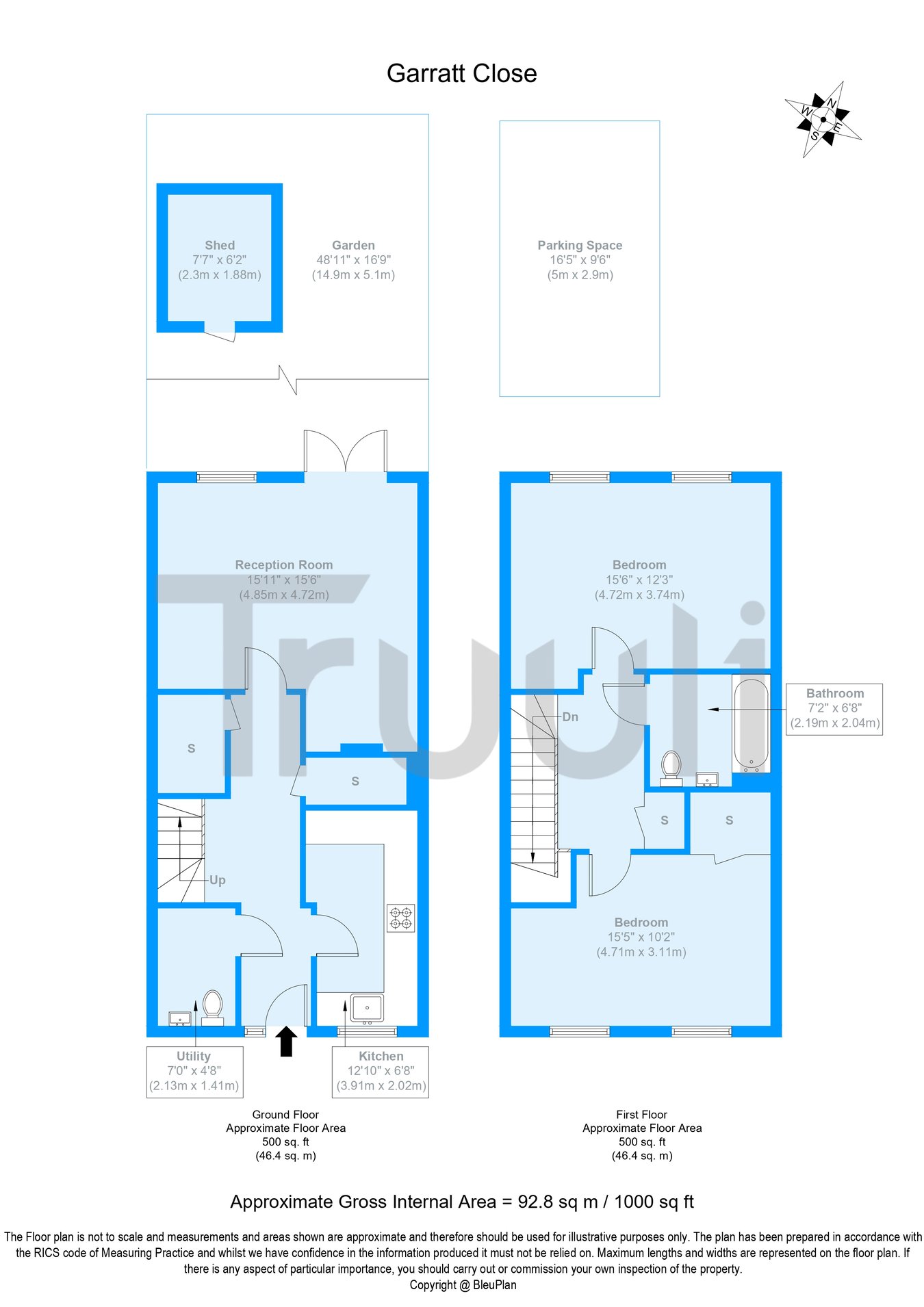 10, Garratt Close, Thornton Heath floorplan