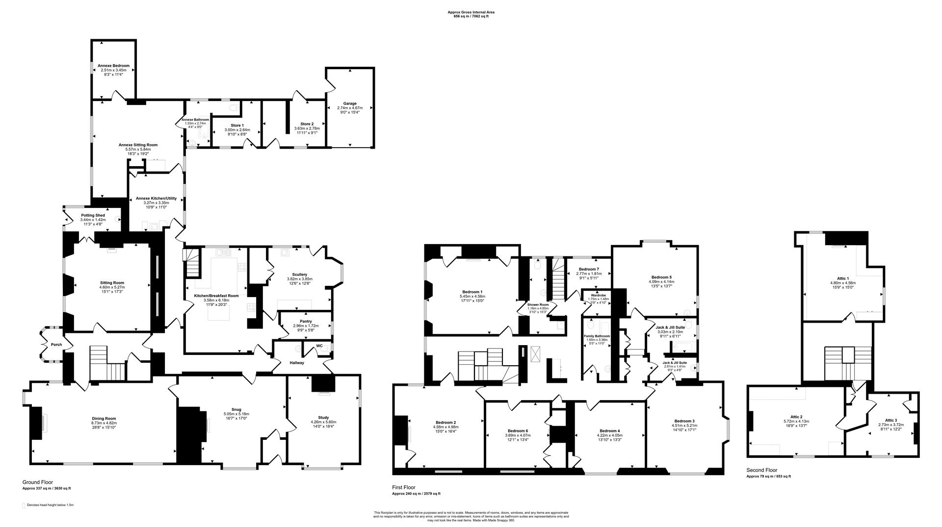 Vine House, Penny Street, Sturminster Newton floorplan