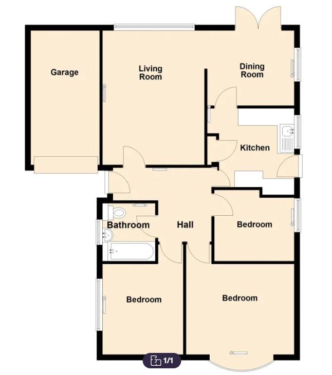 3, Abbeygate, Thetford floorplan