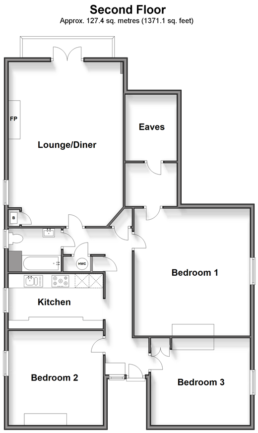 Avenue Road, Banstead floorplan