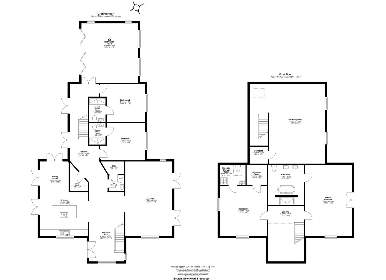 Beulah, New Road, Haverfordwest floorplan