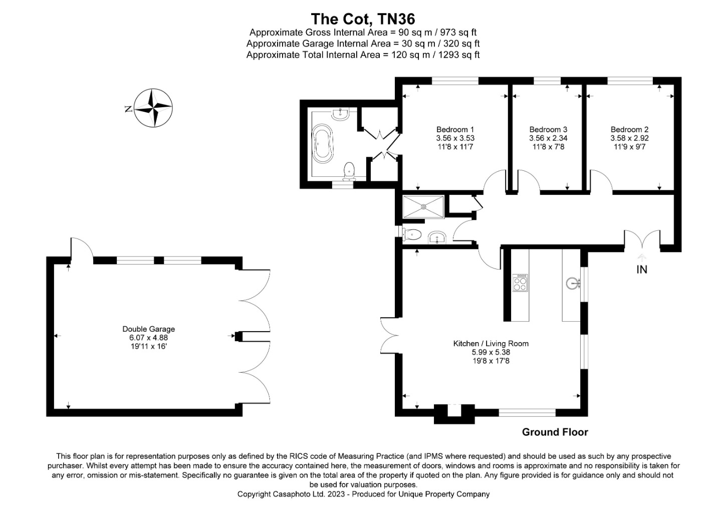 The Cot, Old Harbour Farm Lane, East Sussex floorplan
