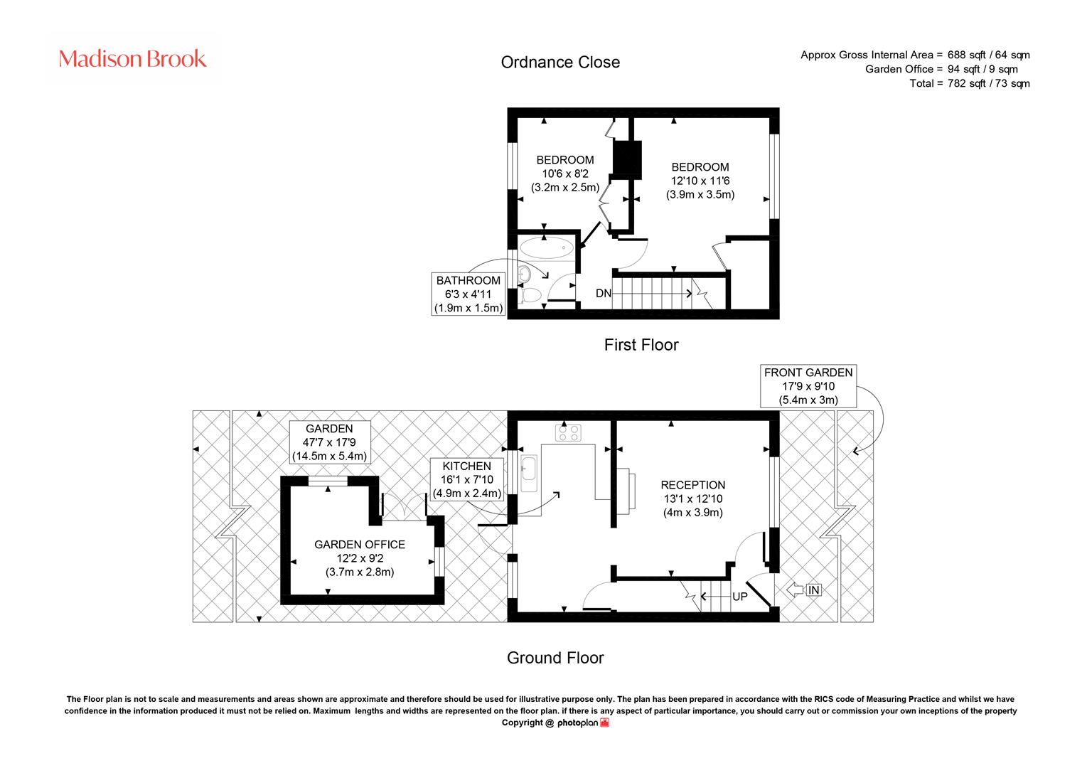Ordnance Close, Feltham floorplan