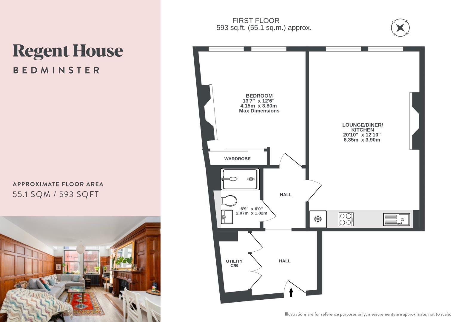 20 Regent House, Lombard Street, Bristol floorplan