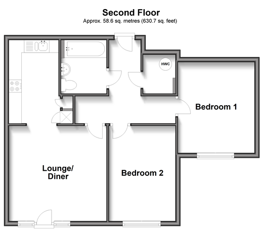 The Avenue, Tunbridge Wells floorplan