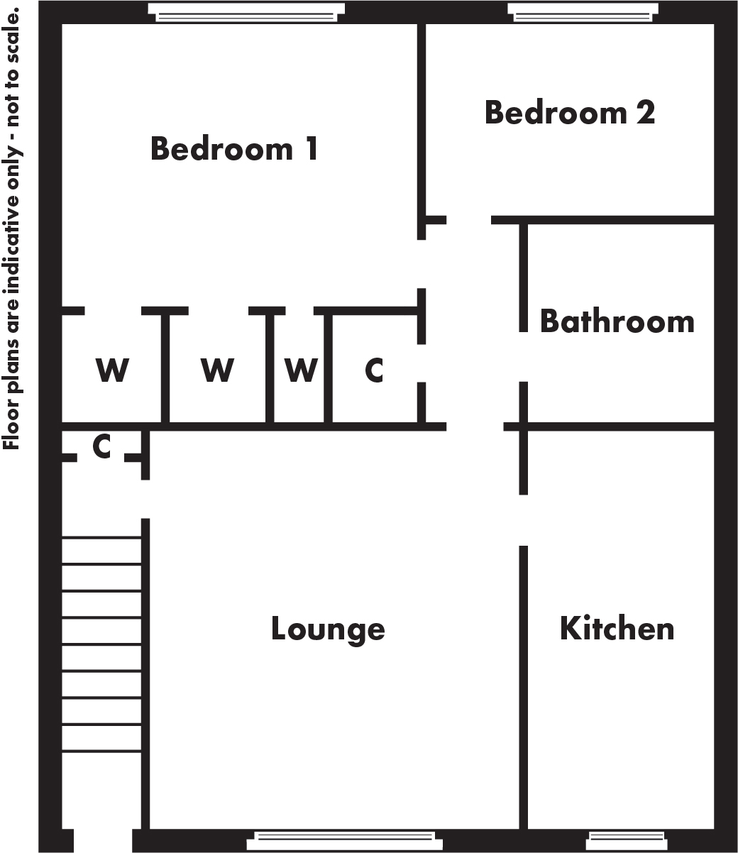 25 Caledonia Crescent, Ardrossan KA22, 2 bedroom flat for sale
