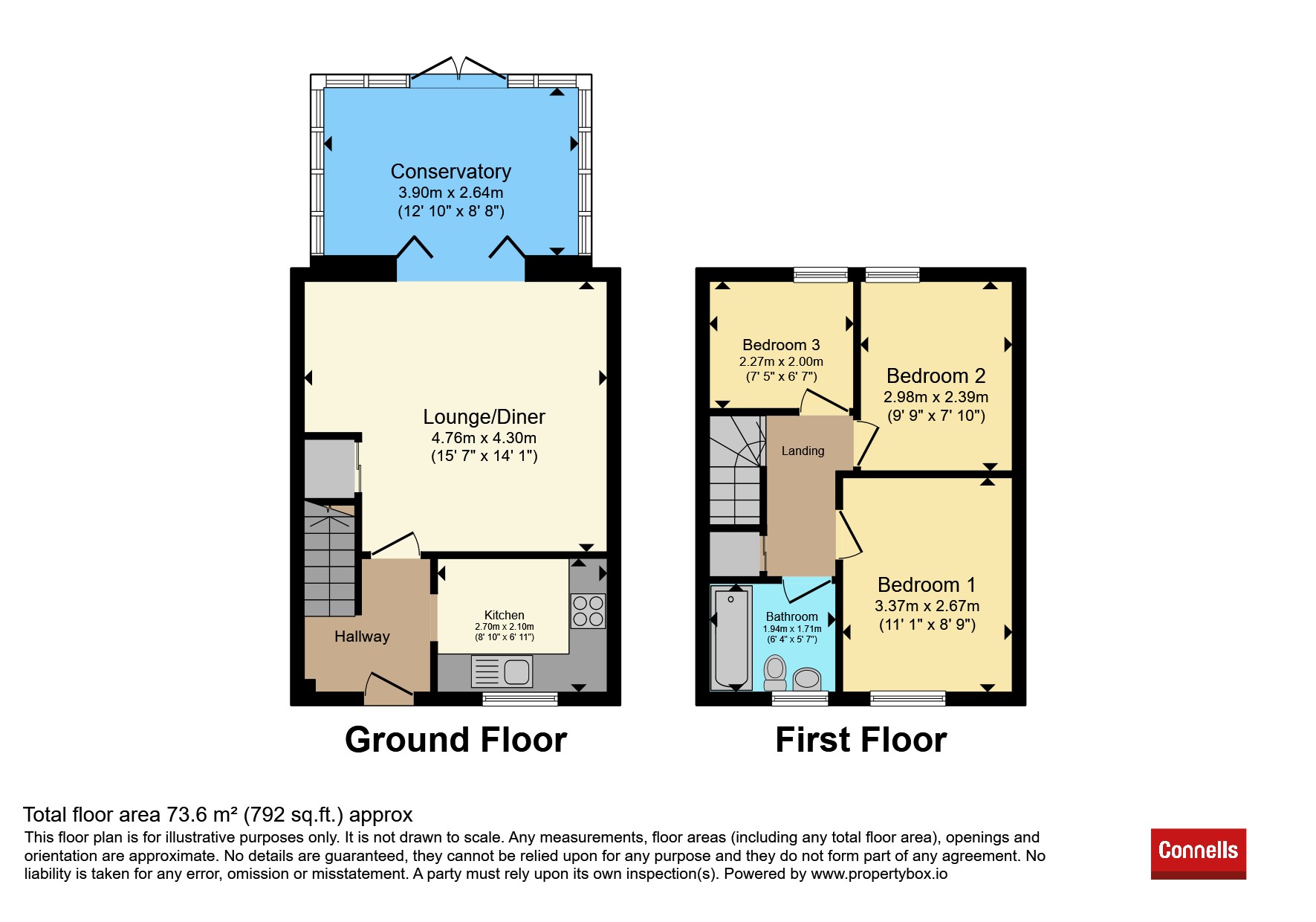 6, Springfields Court, Buckingham floorplan