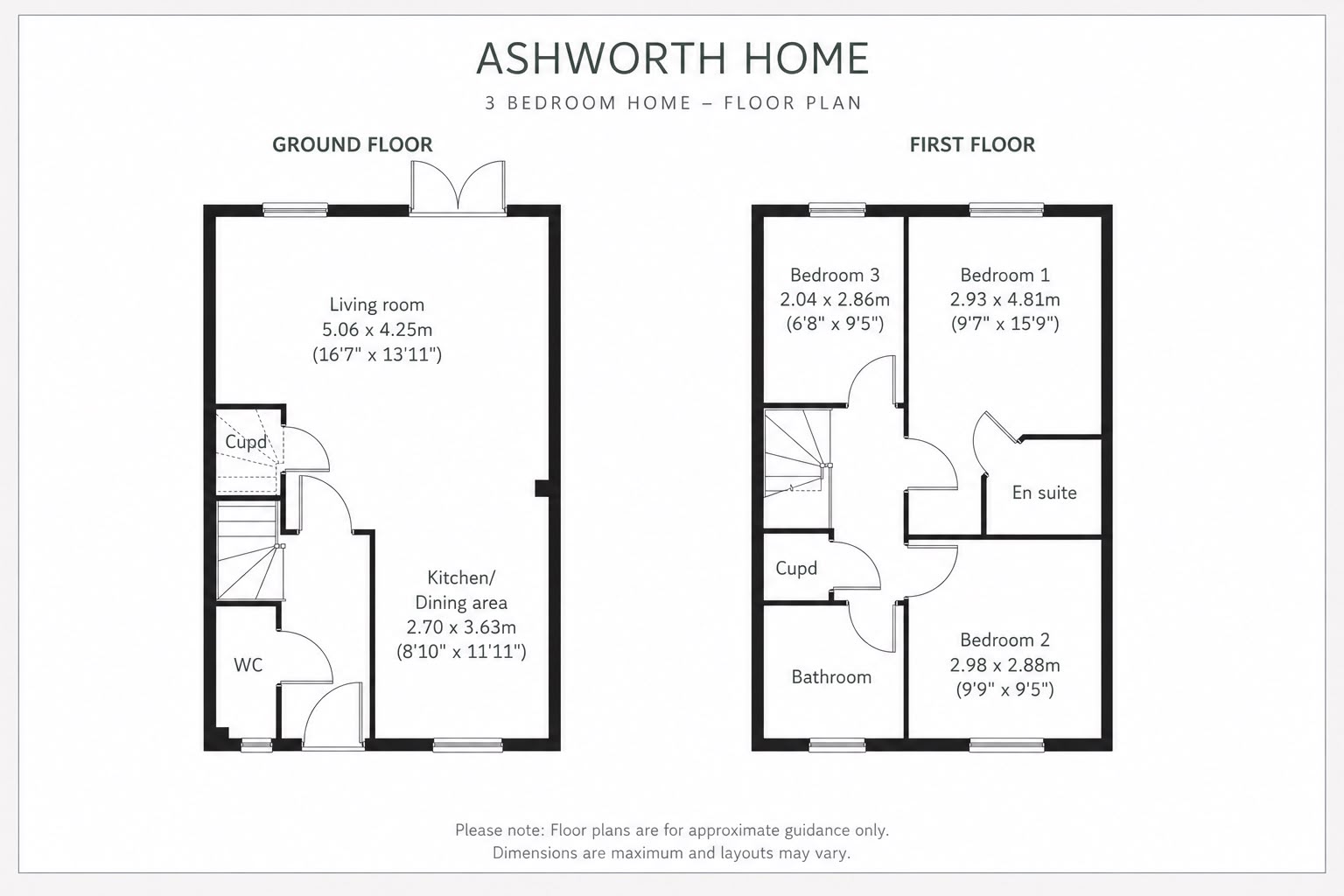 16, Reeves Mead, Burgess Hill floorplan