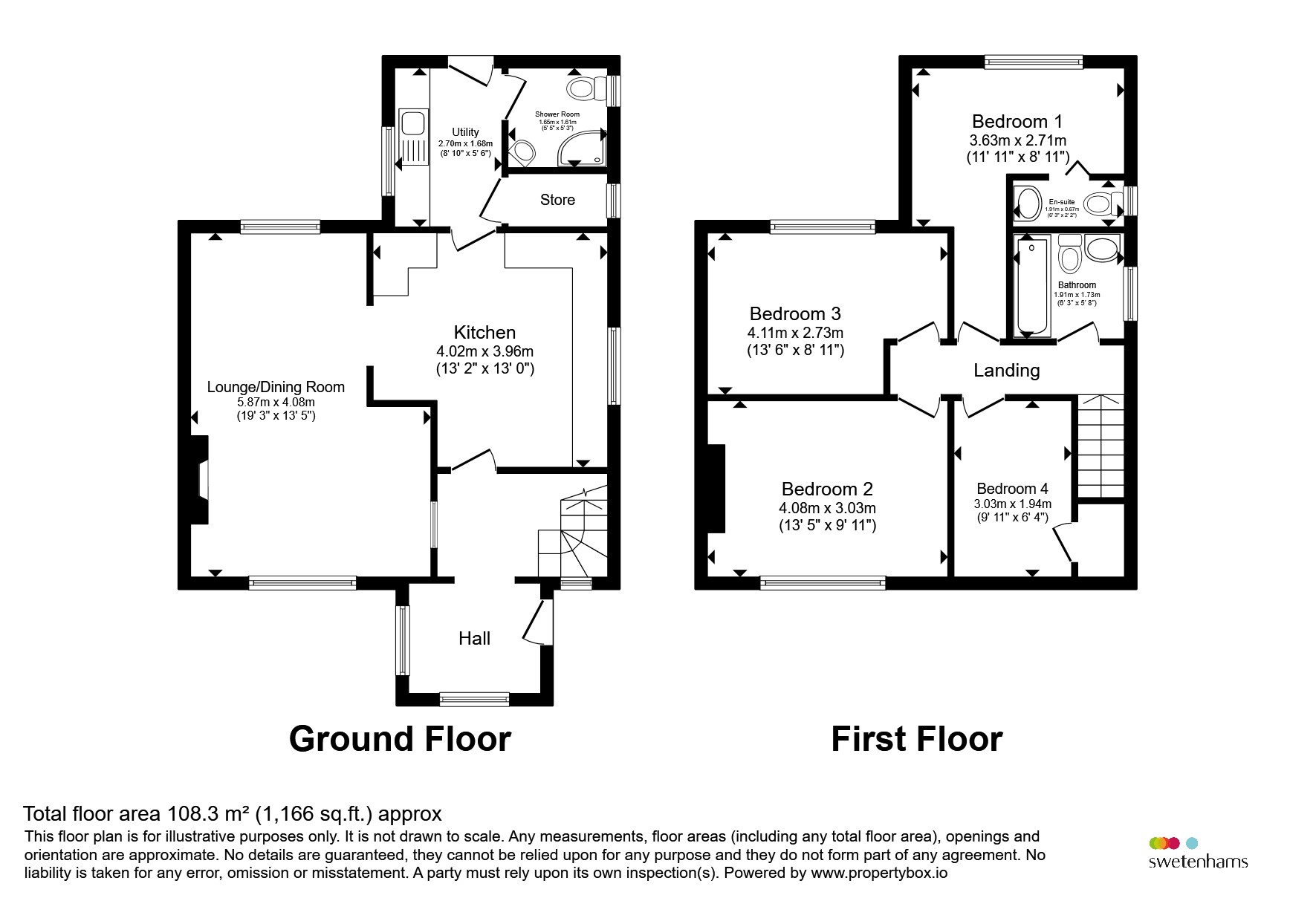 27, Woodside Terrace, Northwich floorplan