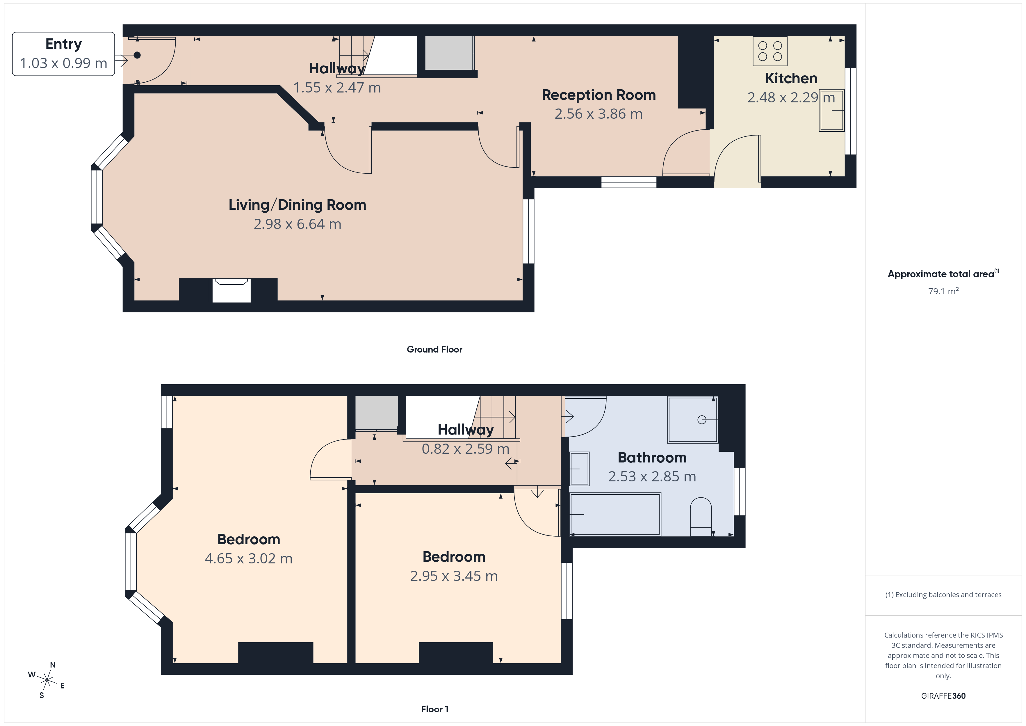 46, Repton Road, Bristol floorplan
