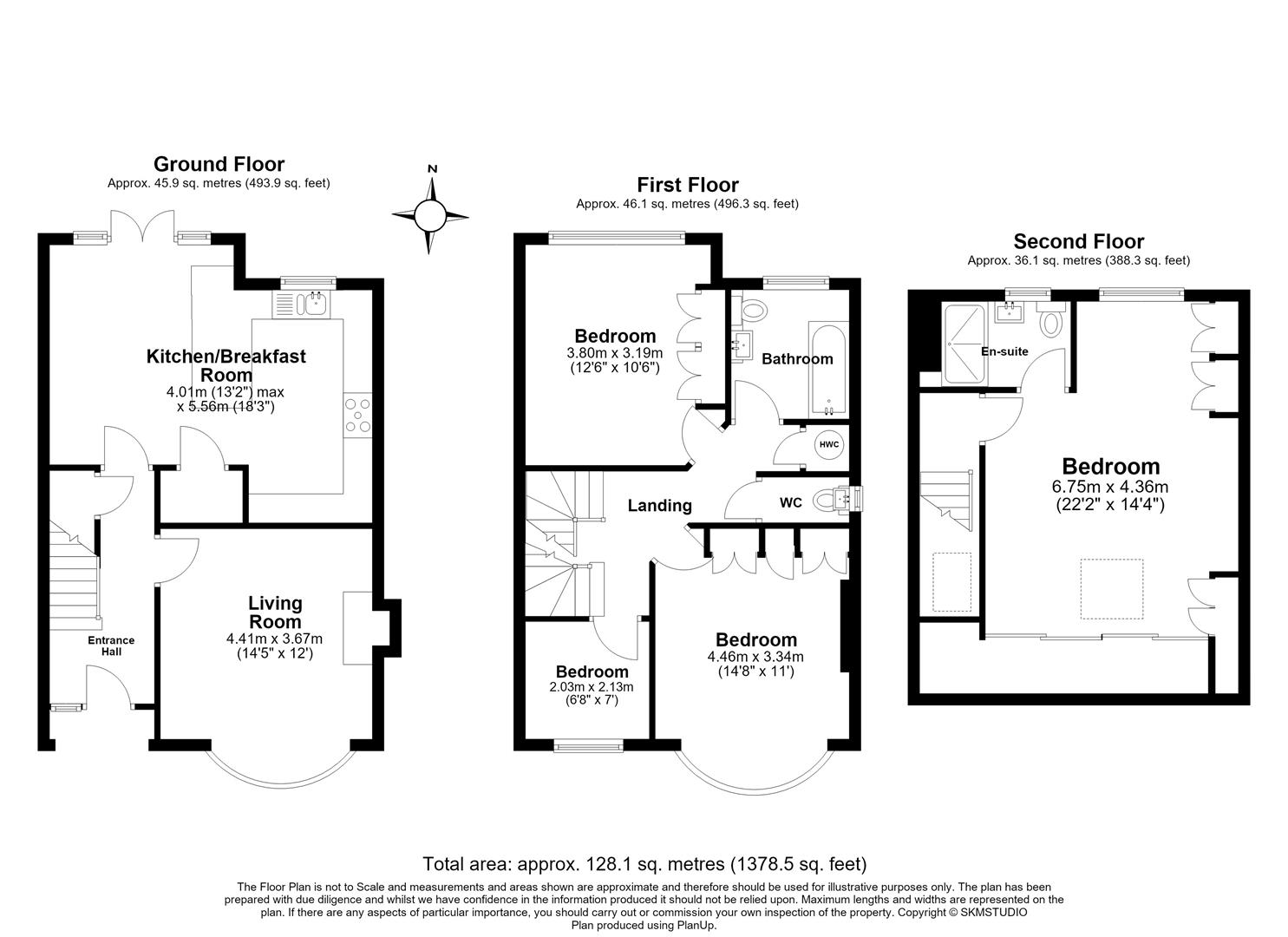 Warwick Way, Croxley Green floorplan
