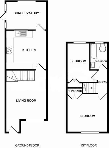 2 Bedrooms End terrace house to rent in The Pathfinders, Farnborough, Hampshire GU14