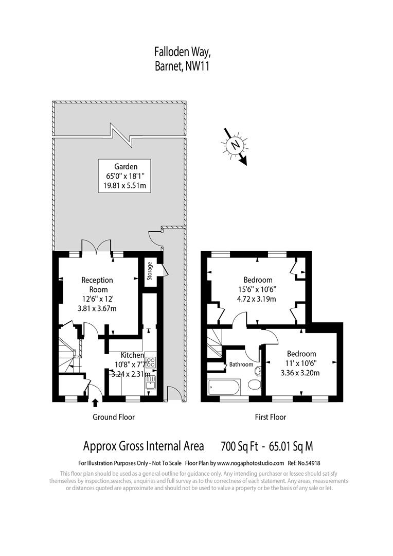 182, Falloden Way, Barnet floorplan