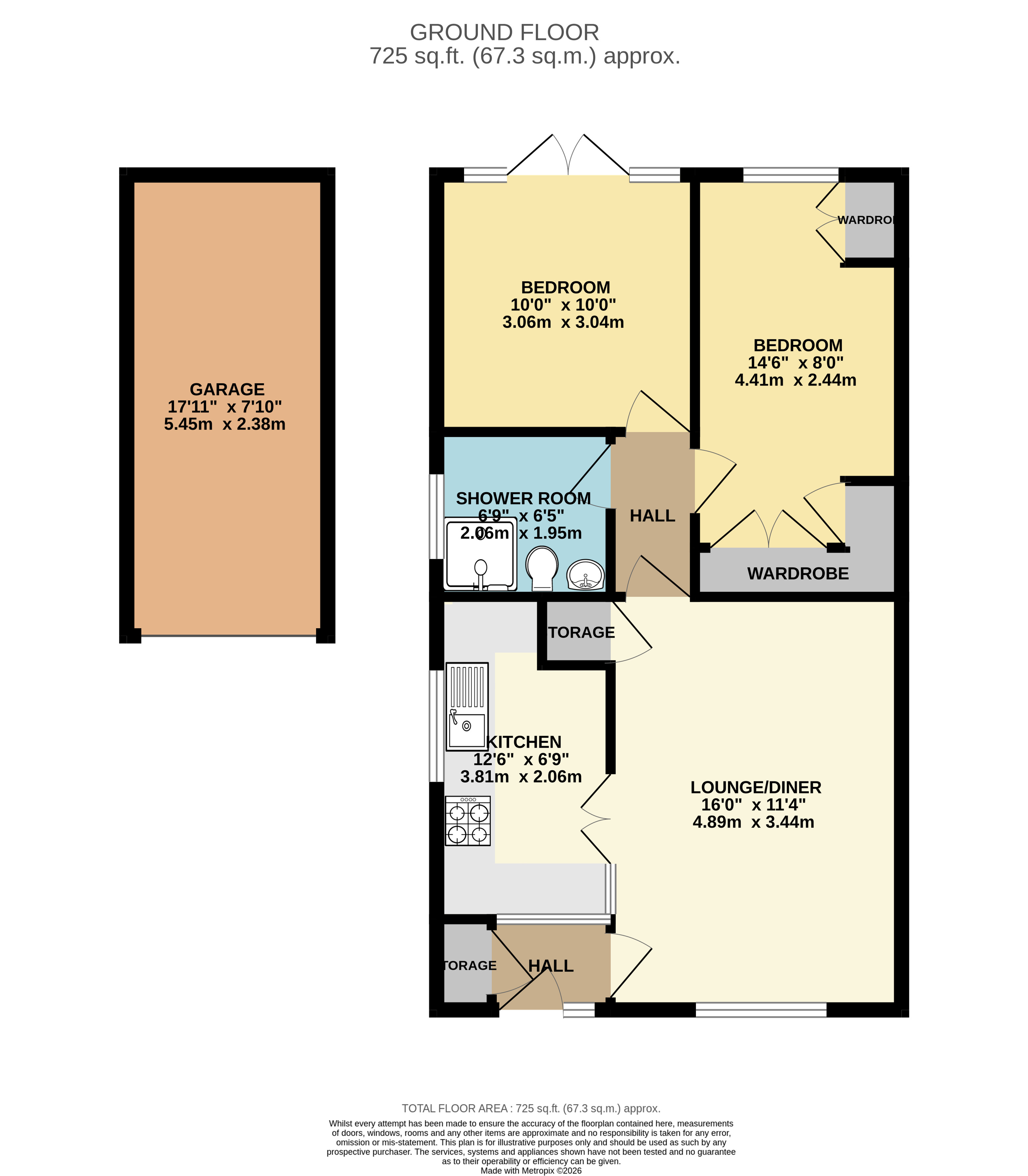 13, Kelston Gardens, Bristol floorplan