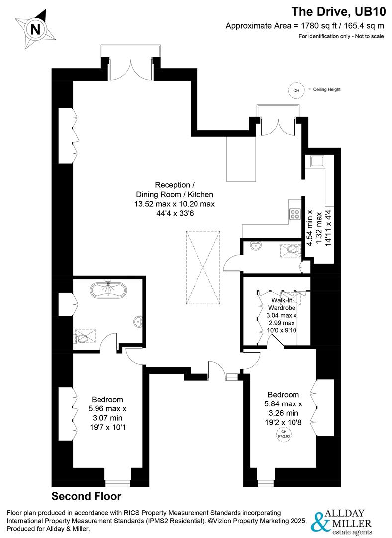 Flat 3, 51a The Drive, Uxbridge floorplan