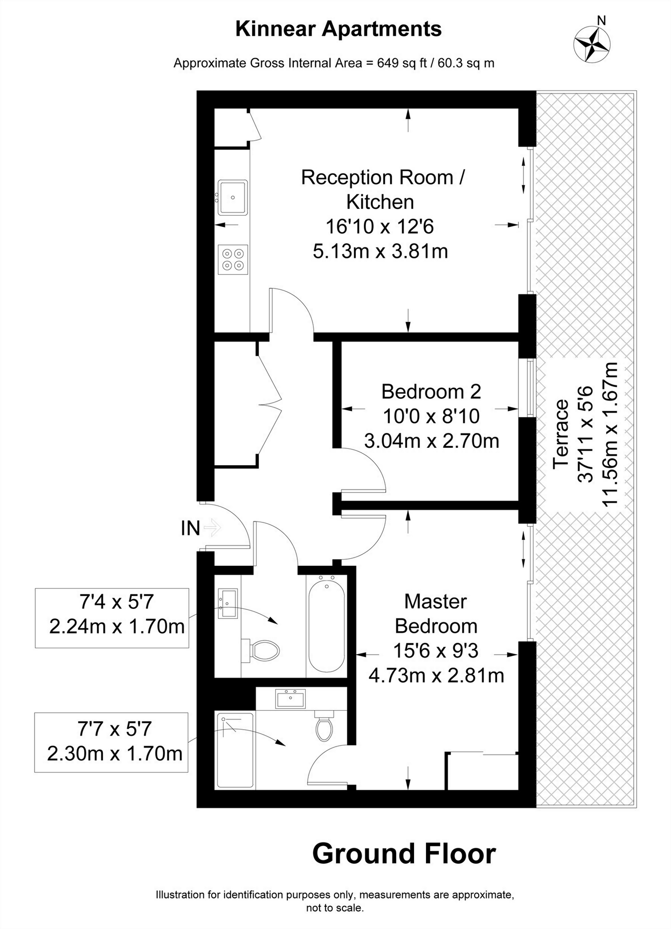 2 Bedrooms Flat for sale in Kinnear Apartments, New River Village, Hornsey N8