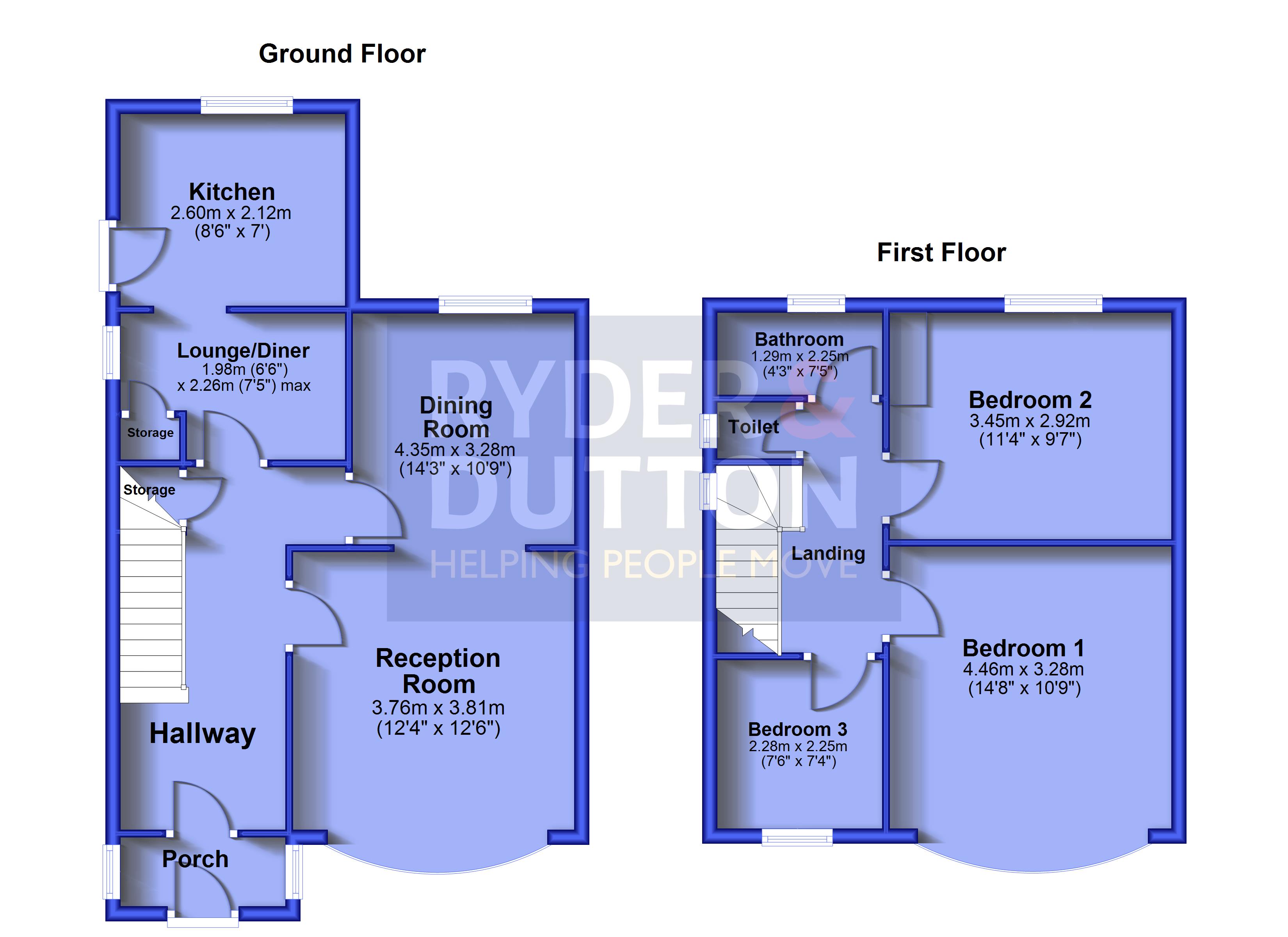 80, Heaton Park Road, Manchester floorplan
