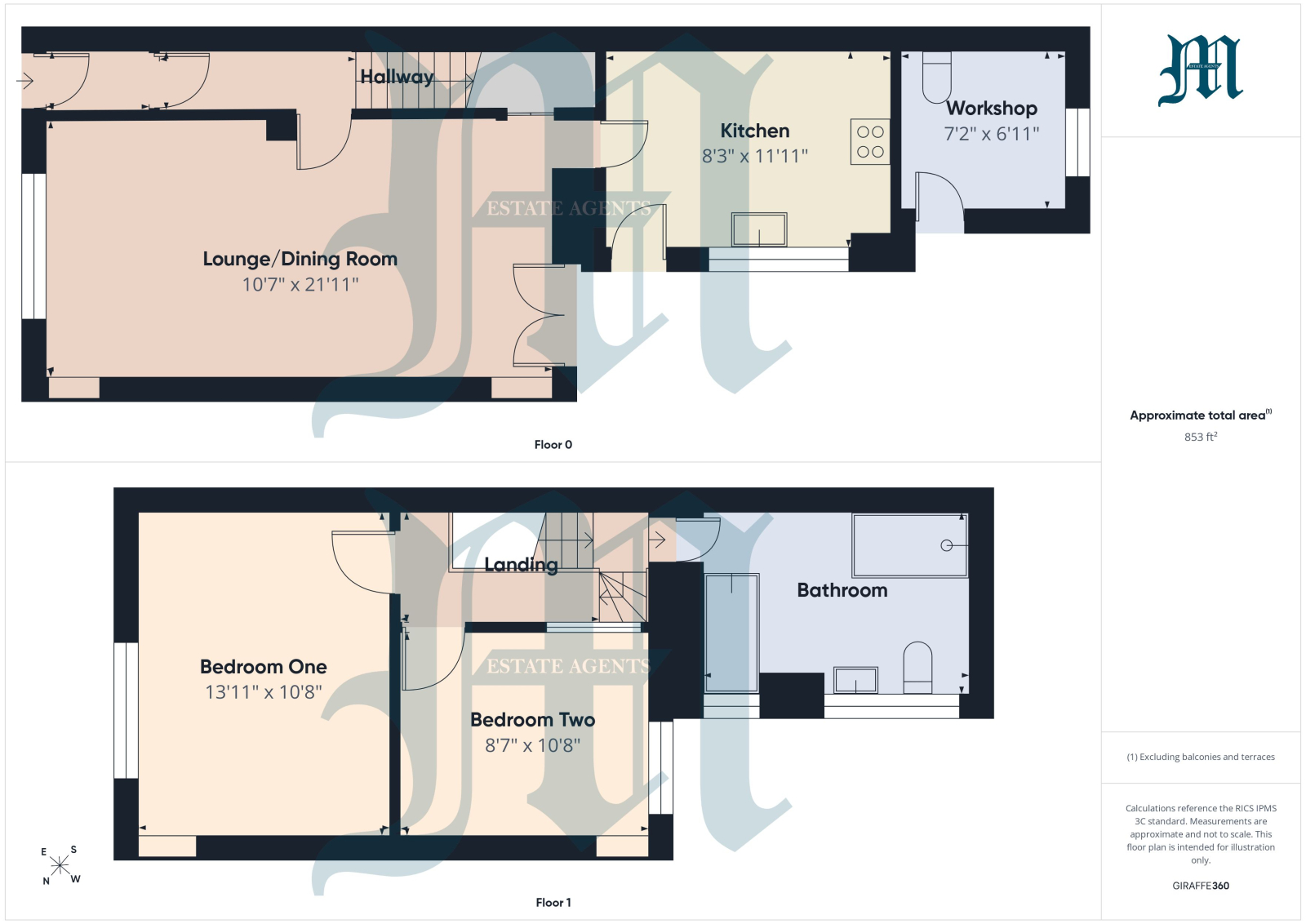 2 St. Clare Street, Penzance floorplan