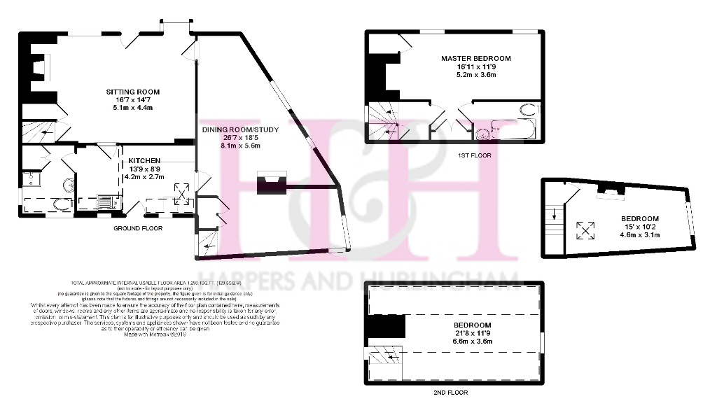 3 Bedrooms Detached house for sale in Tattlebury Corner, Goudhurst, Kent TN17