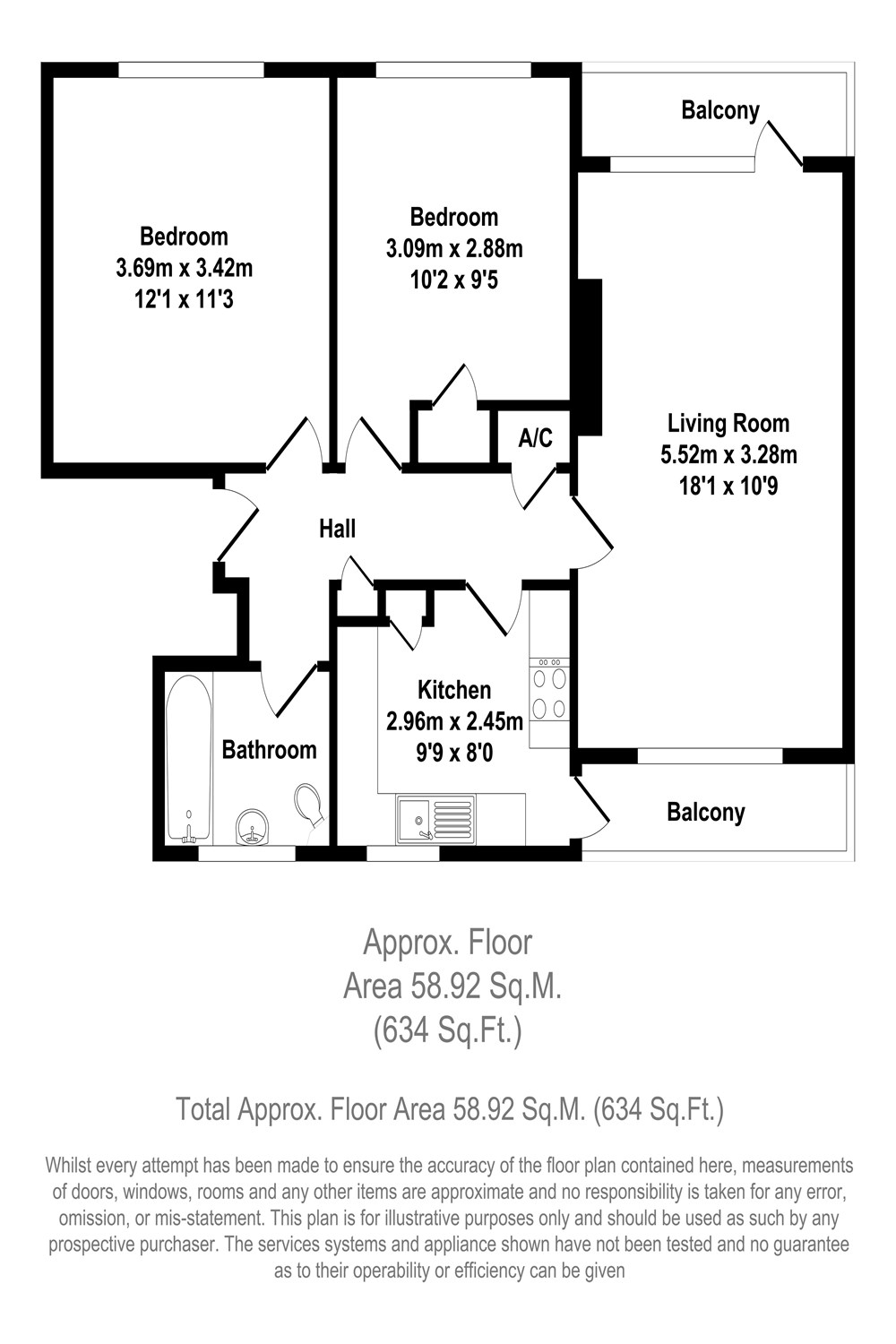 24, Grange Road, Oxford floorplan