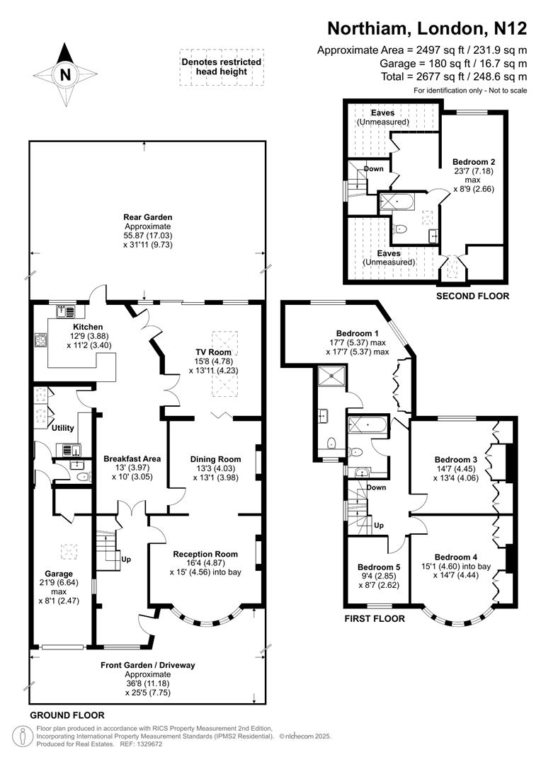 Northiam, Woodside Park floorplan