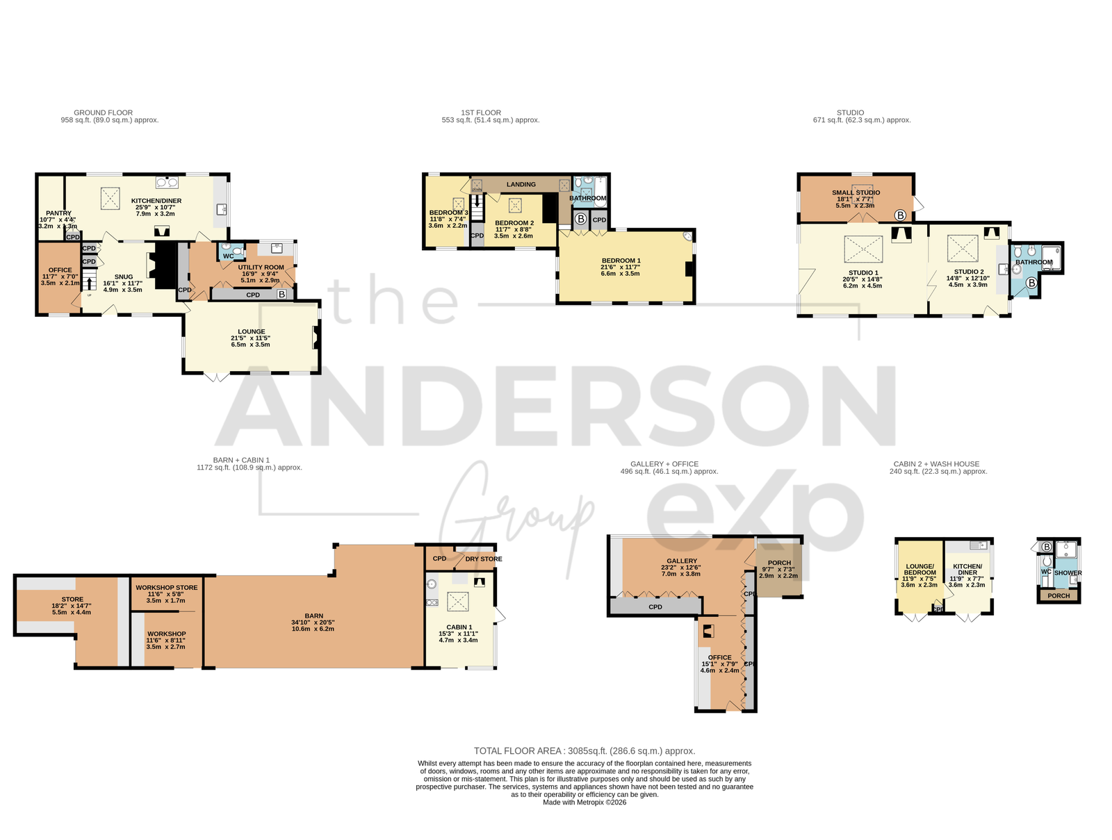 Bridge Cottage, Cheriton, Swansea floorplan