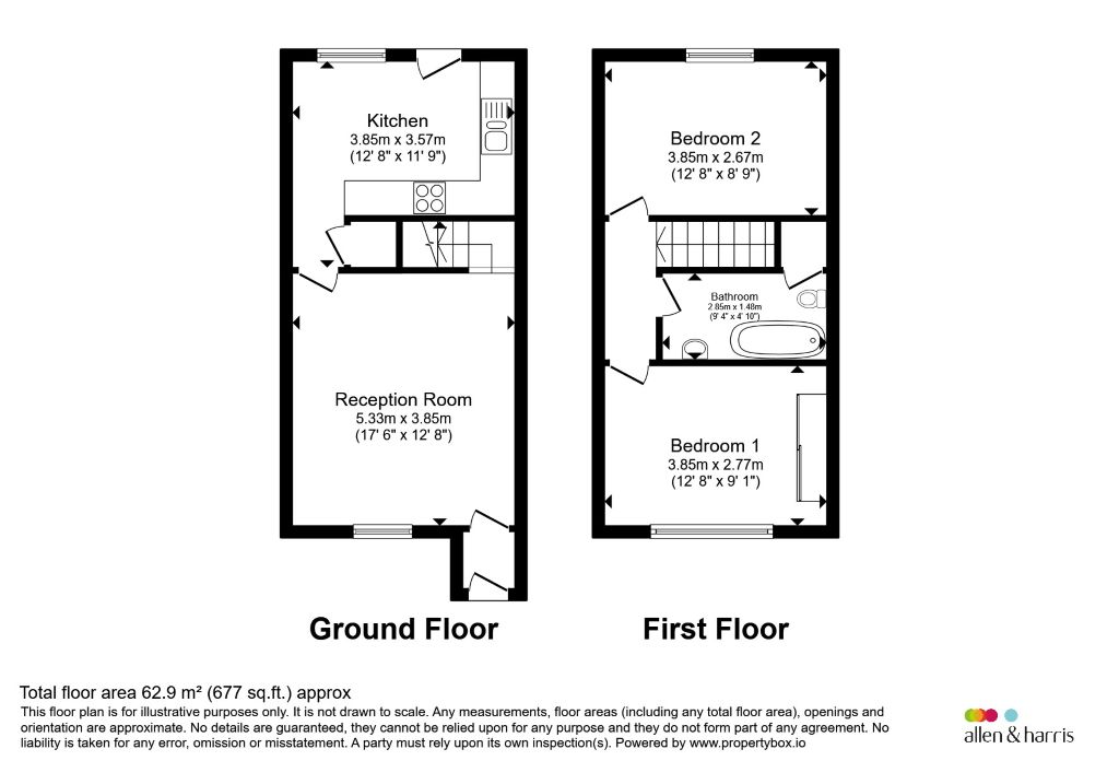 13, Beckgrove Close, Cardiff floorplan