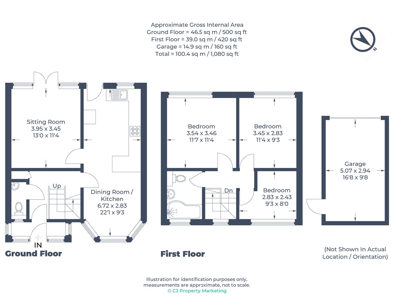 55, Langtons Meadow, Farnham Common floorplan