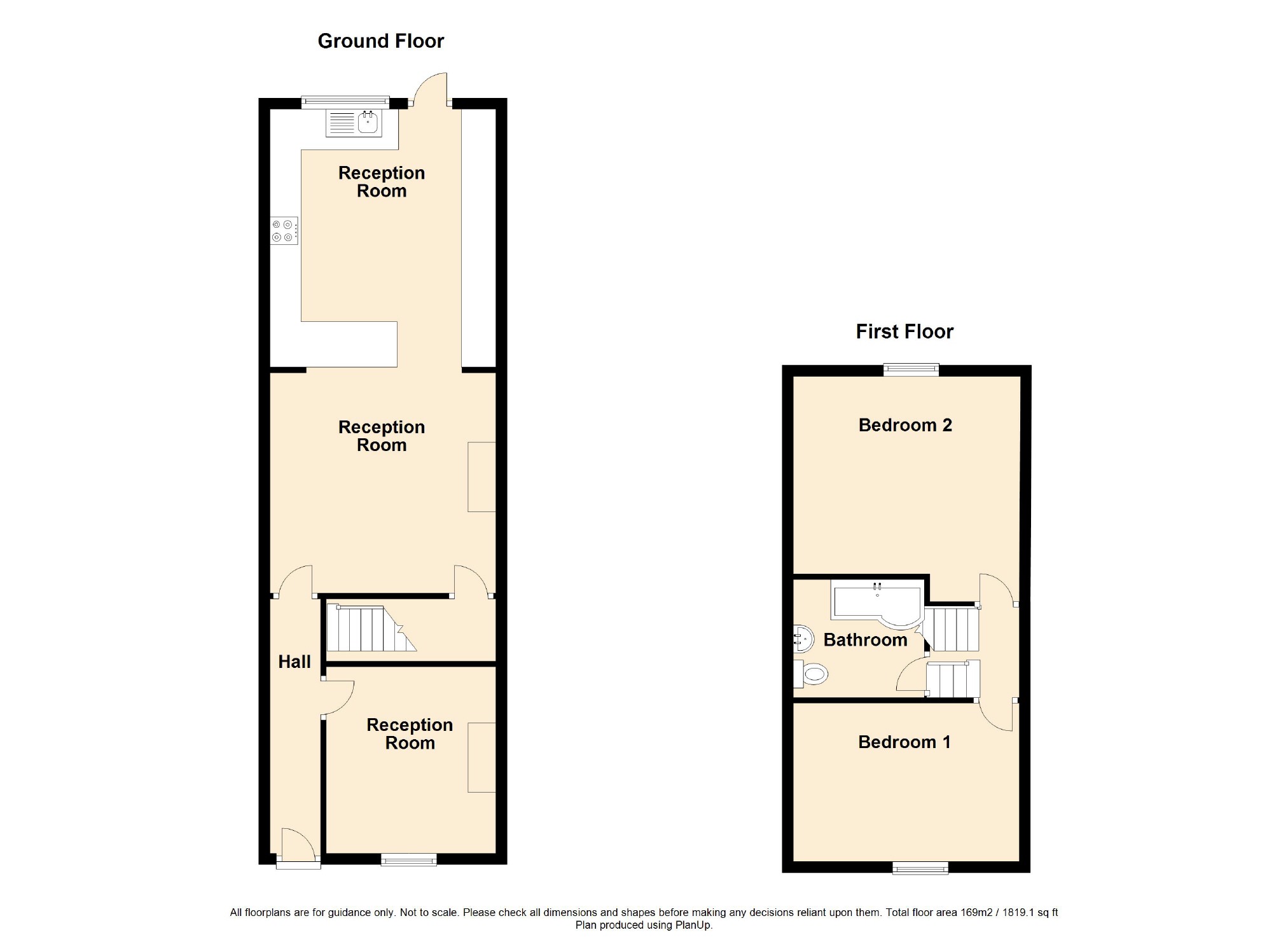 2 Bedrooms Terraced house for sale in Brunshaw Road, Burnley, Lancashire BB10