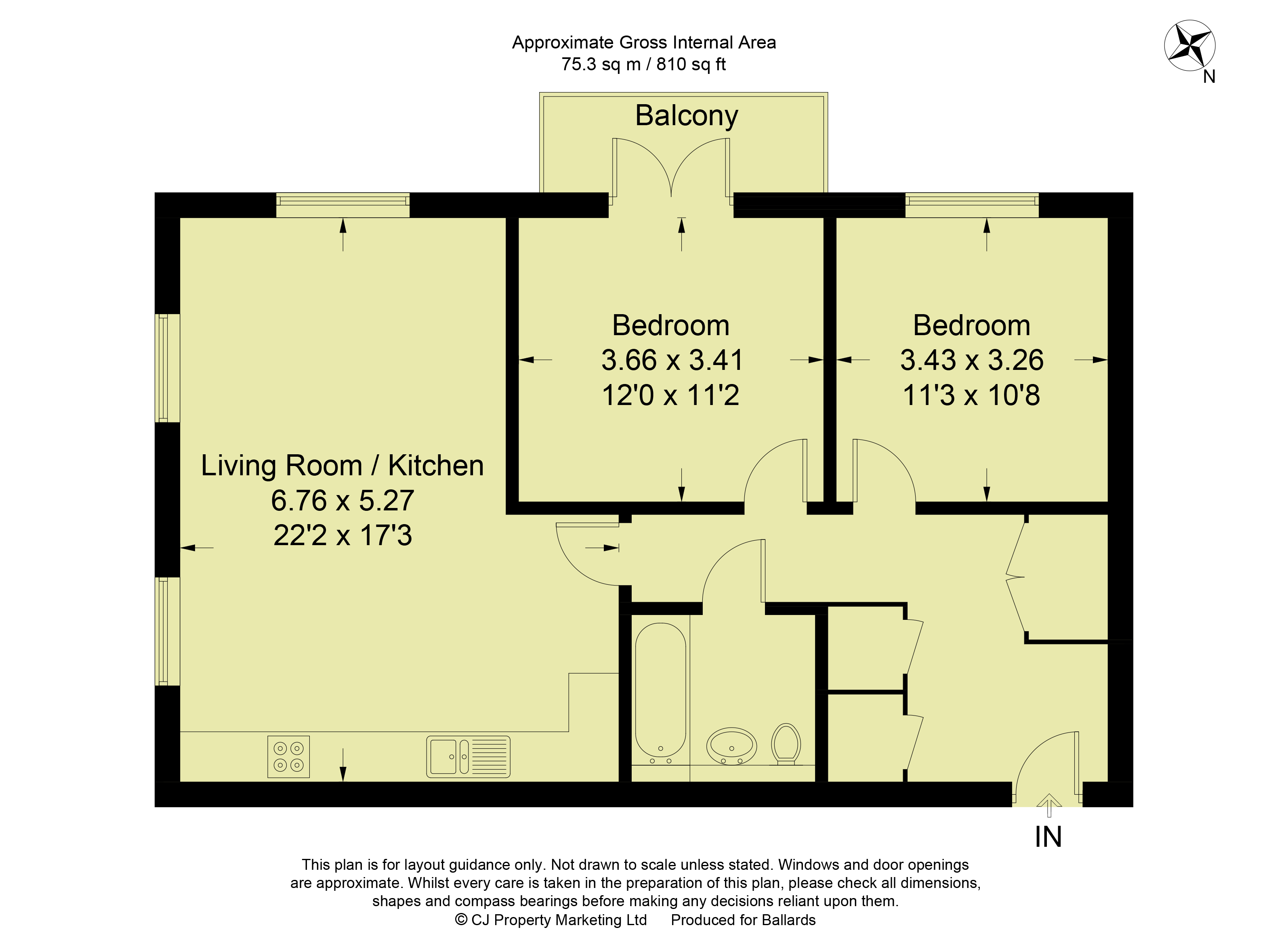 16 Coleman Court,, Portland Crescent, Buckinghamshire floorplan