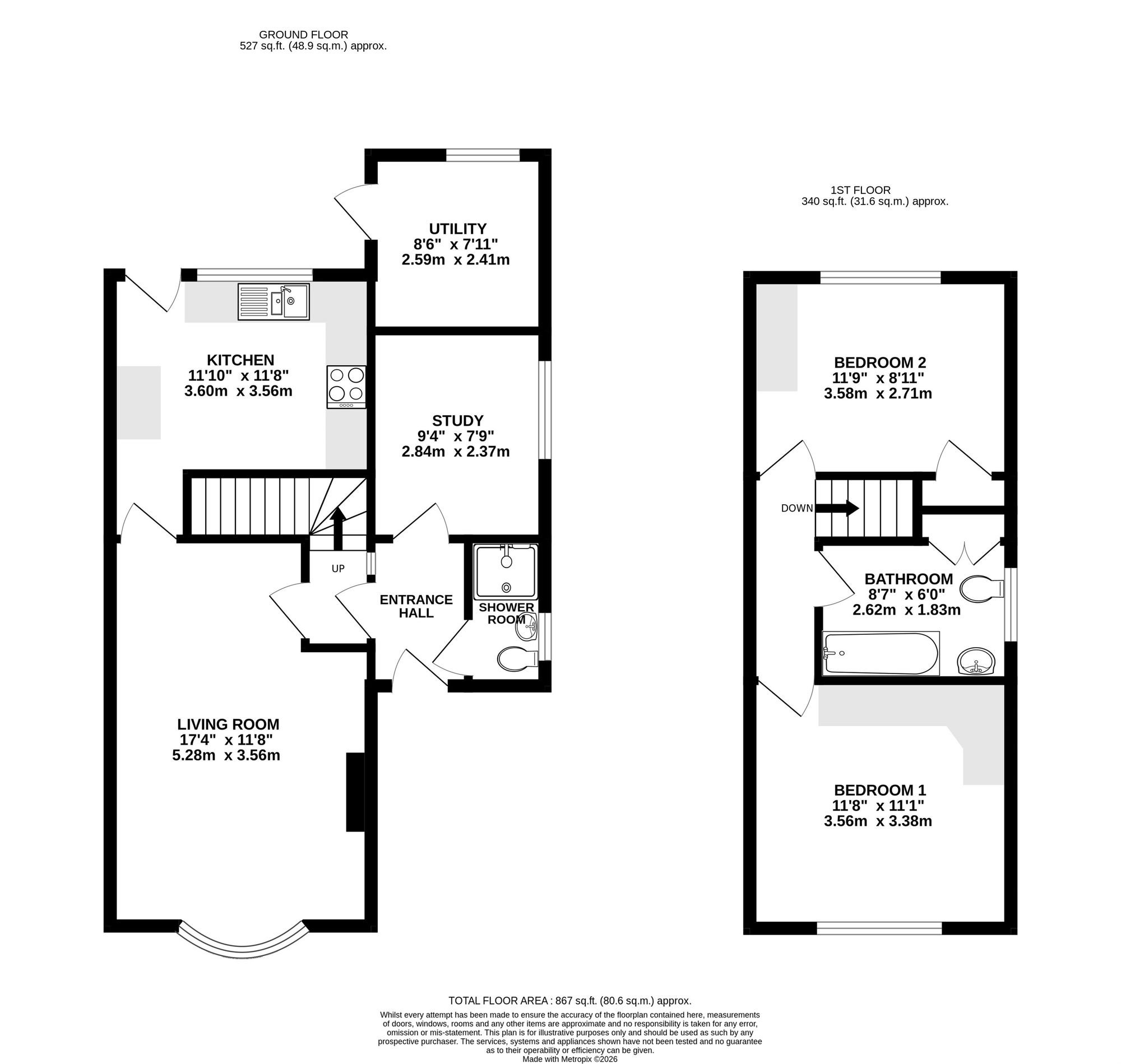 10 Bramley Close, Wilmslow floorplan