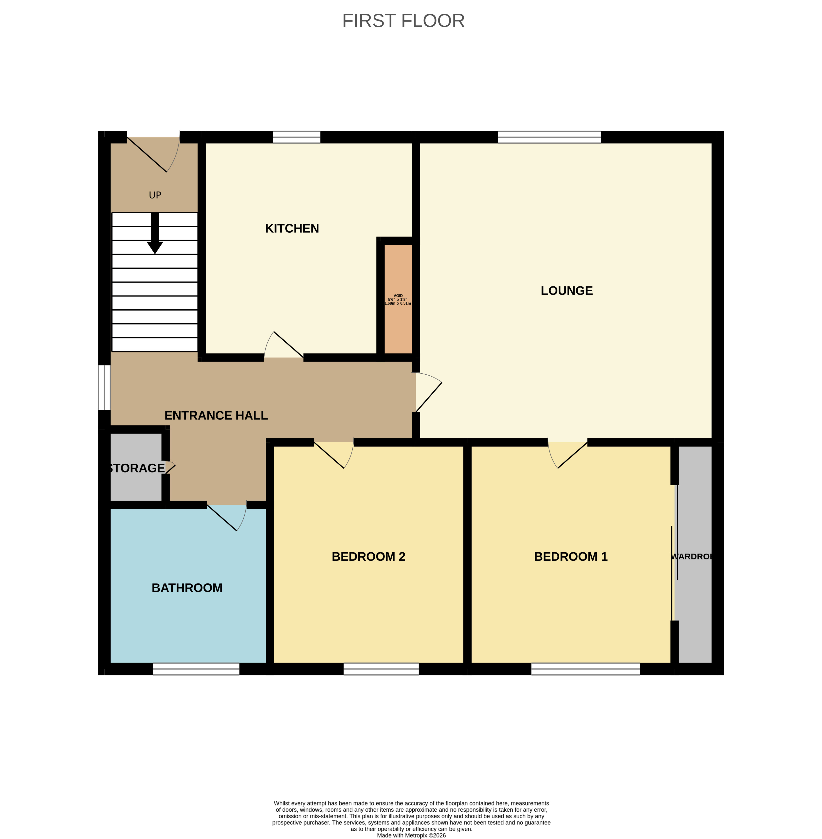 74, Dykemuir Street, Glasgow floorplan