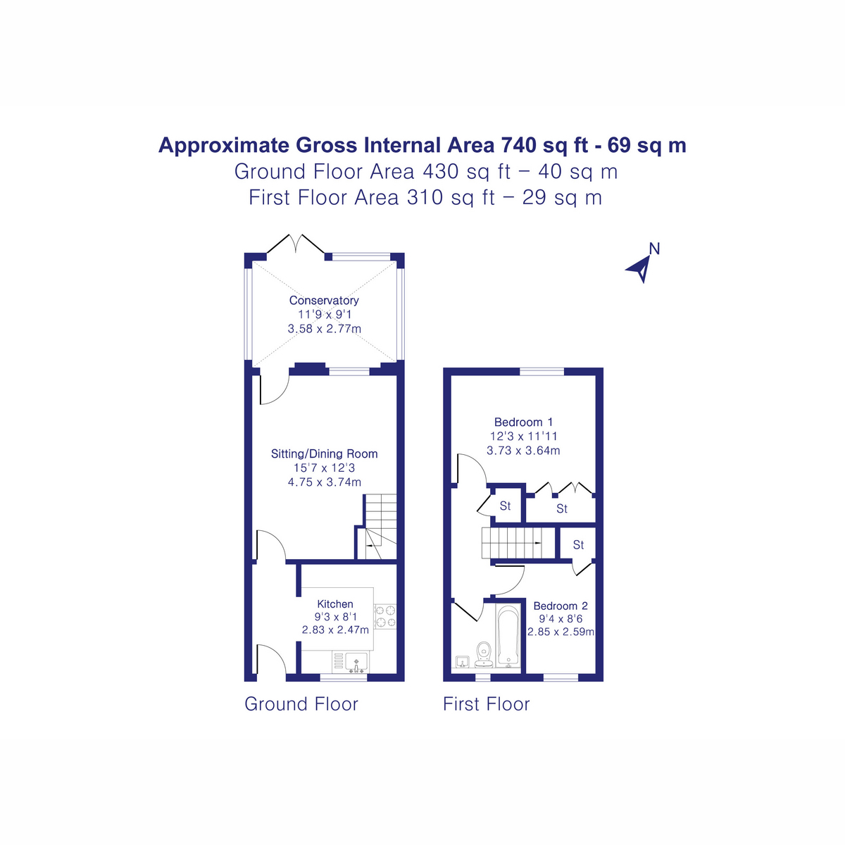 55, Merganser Drive, Bicester floorplan