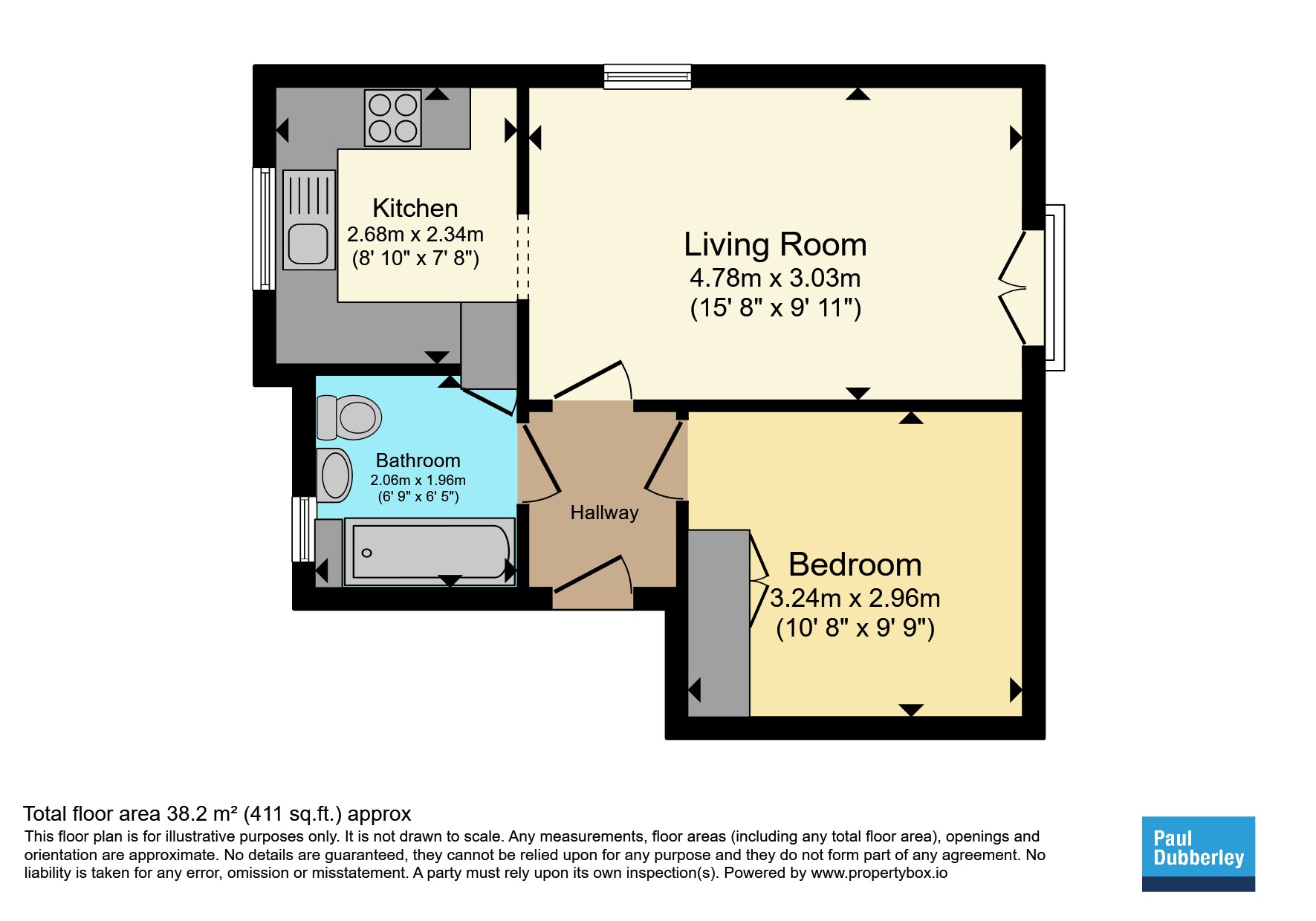 57, Middle Meadow, Tipton floorplan