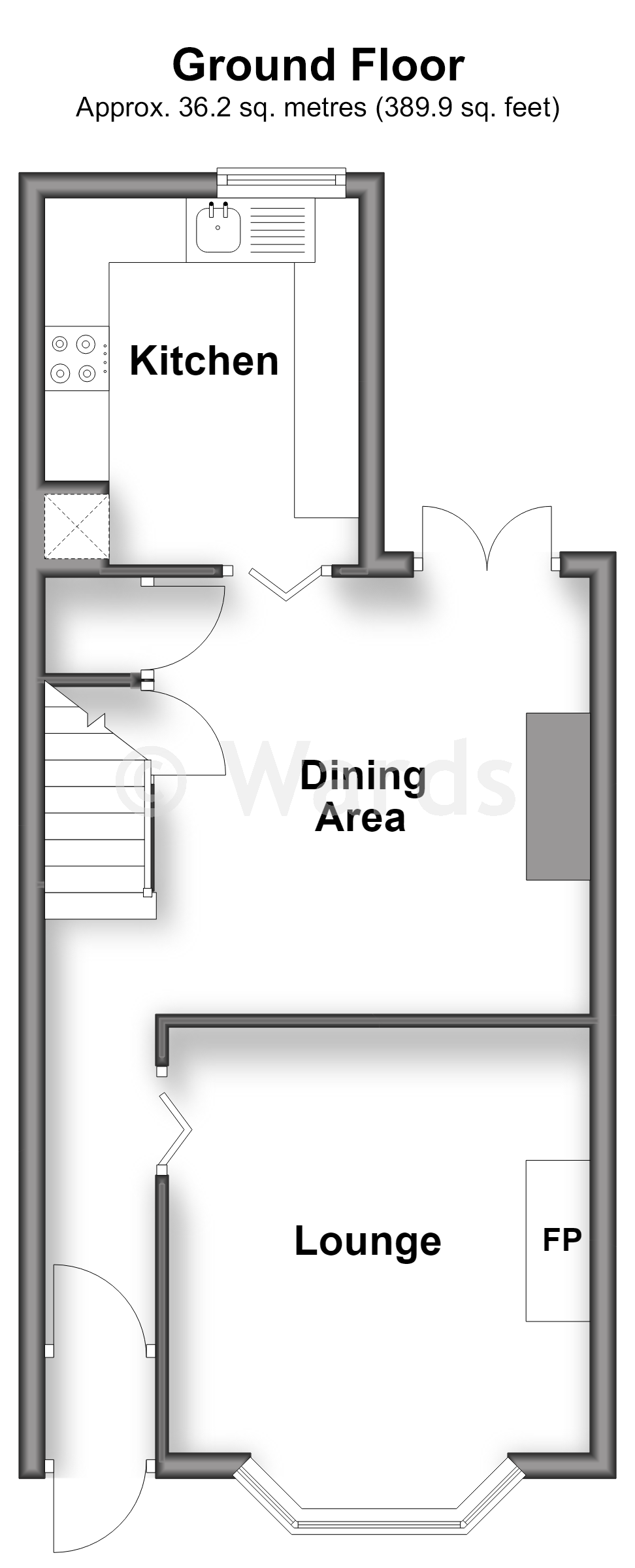 36, Dering Road, Ashford floorplan