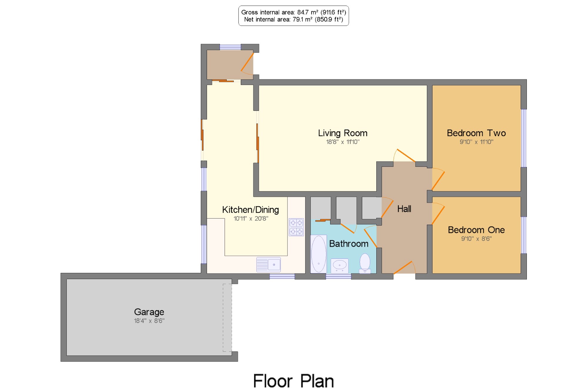 2 Bedrooms Bungalow for sale in Bracken Close, Worcester, Worcestershire WR2