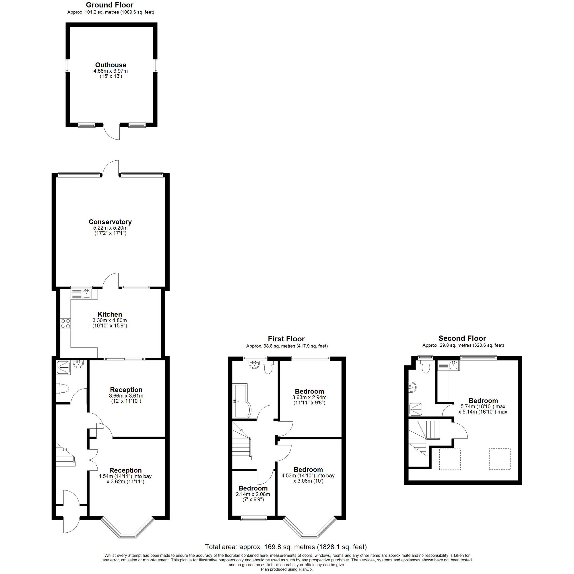 116 Perth Road, Ilford floorplan