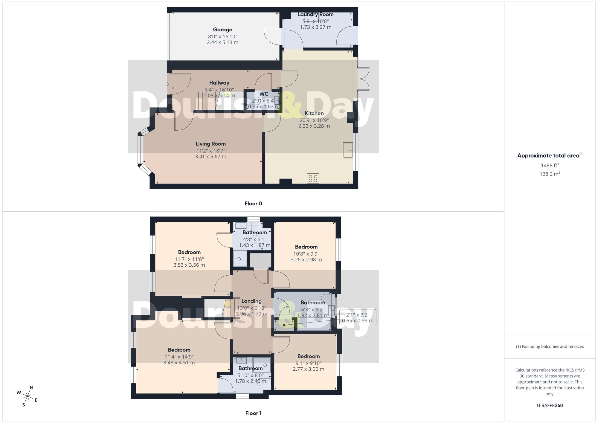 14 Andrus Way, Stafford floorplan