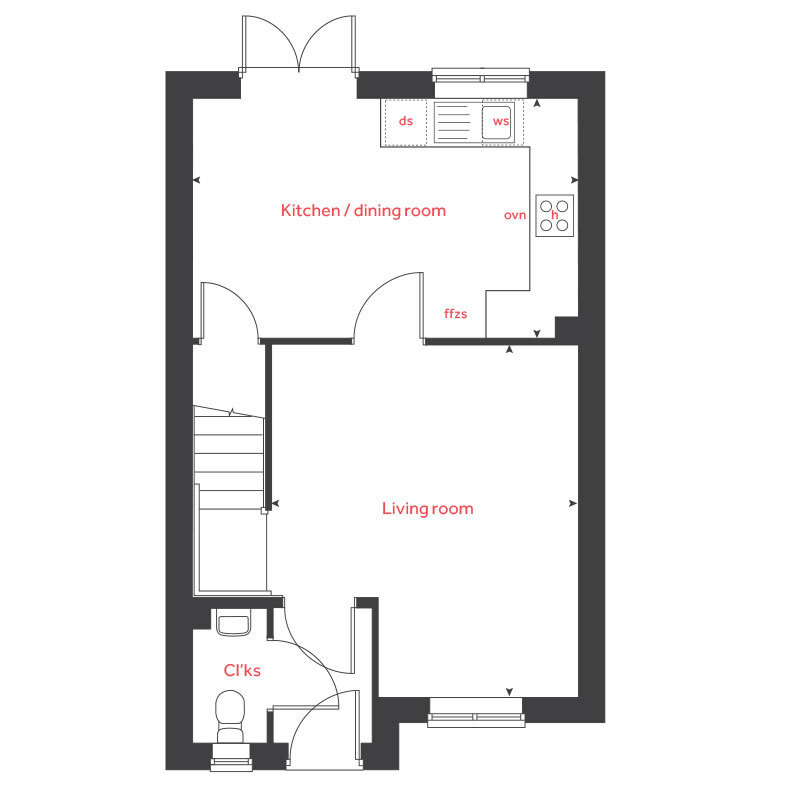 Sandy Lane, Northampton floorplan