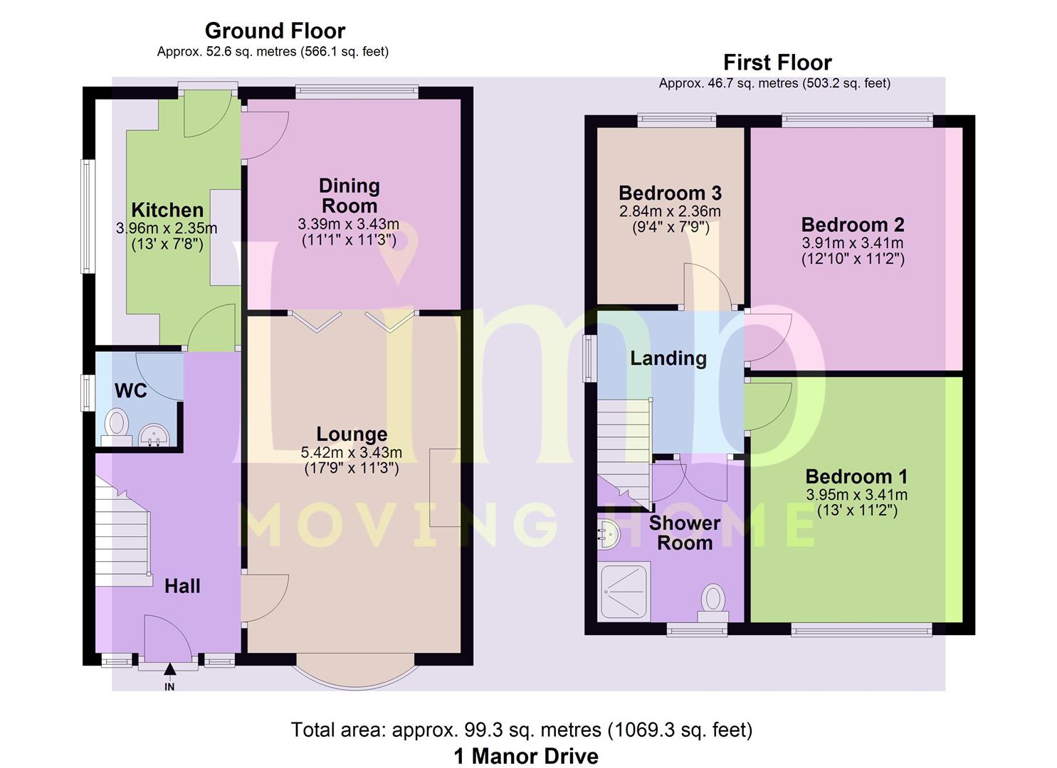 1, Manor Drive, Elloughton floorplan