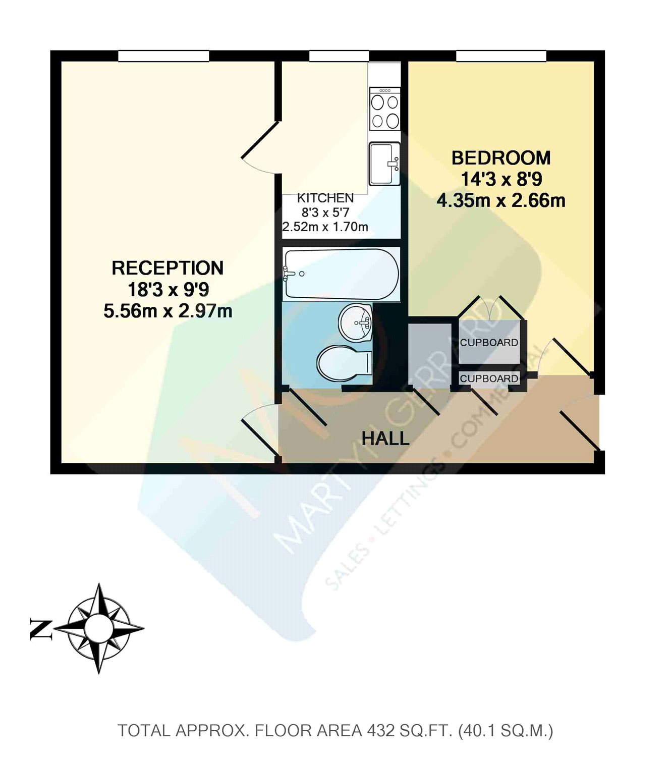 1 Bedrooms Flat to rent in Deanery Close, East Finchley N2