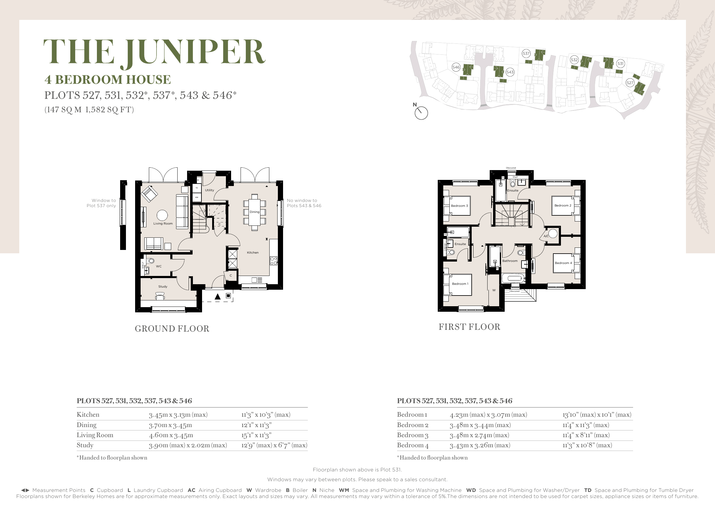 Plot 531, Abbey Barn Park, High Wycombe floorplan